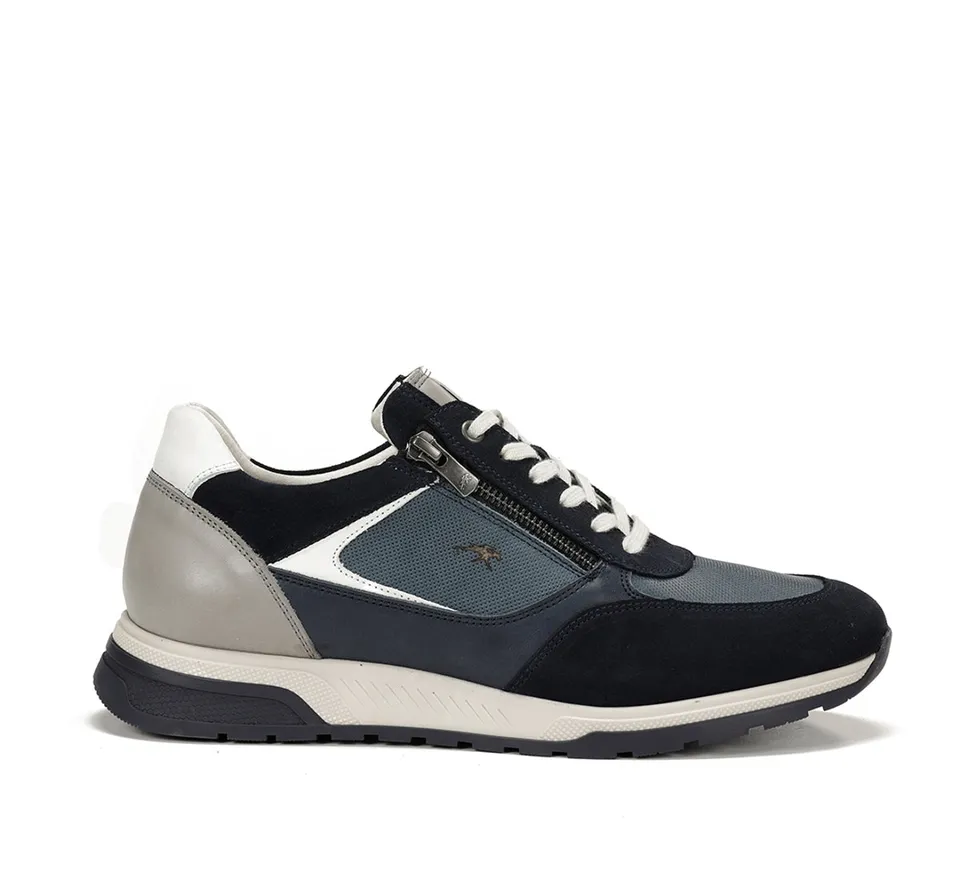 Fluchos Louis F1958 baskets bleu homme 42 cuir