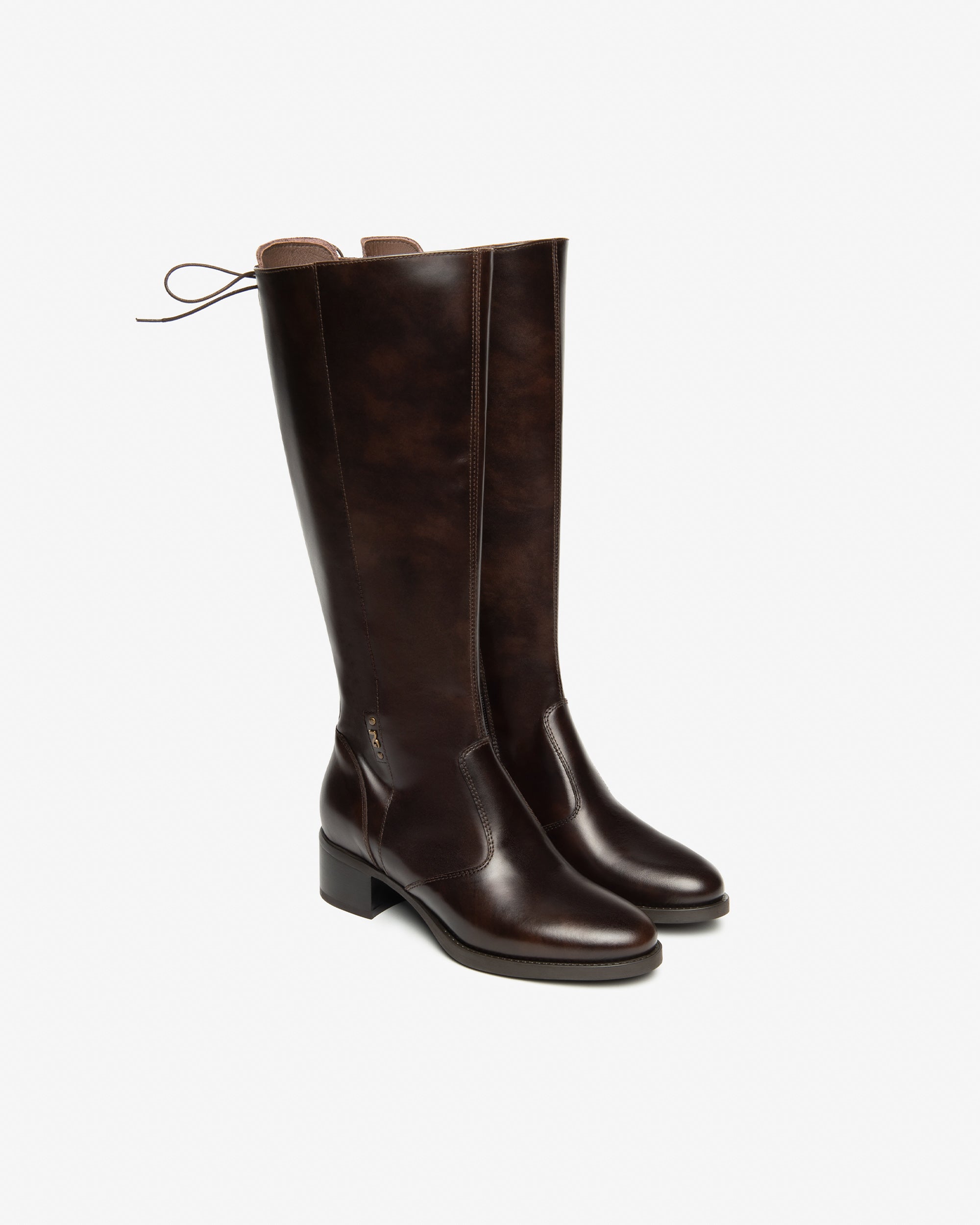 Nero Giardini Boots bottes femme cuir talon 40 mm