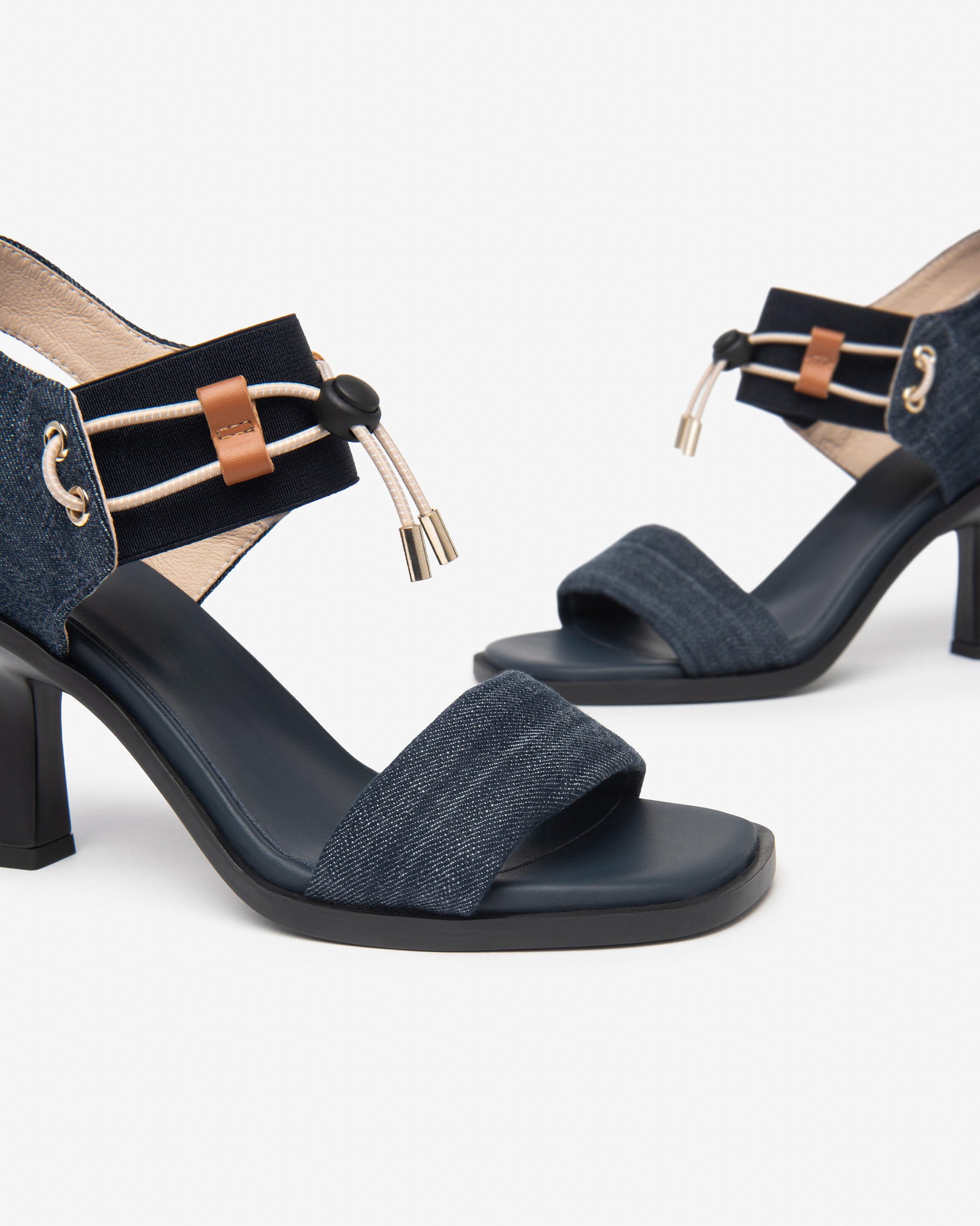 Nero Giardini Sandals sandales cuir femme tissu