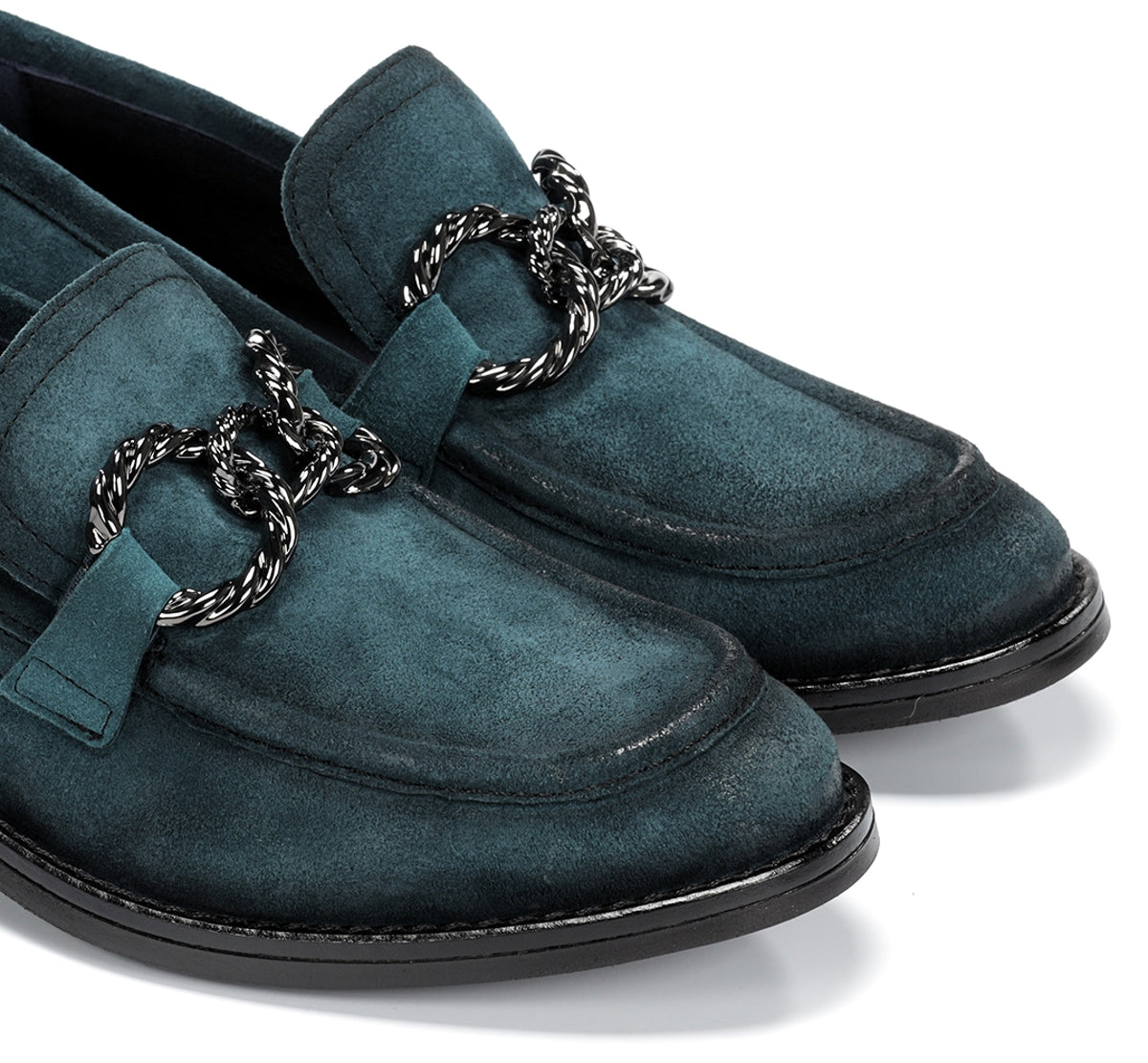 Dorking by Fluchos Harvard D9117 mocassins femme bleus