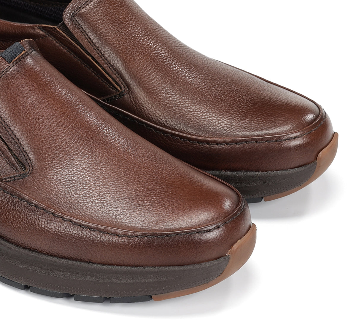 Fluchos Triton F2064 slip on marron homme cuir imperméable