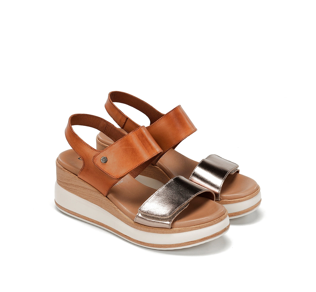 Dorking Prince D9643 sandales femme marron plateforme