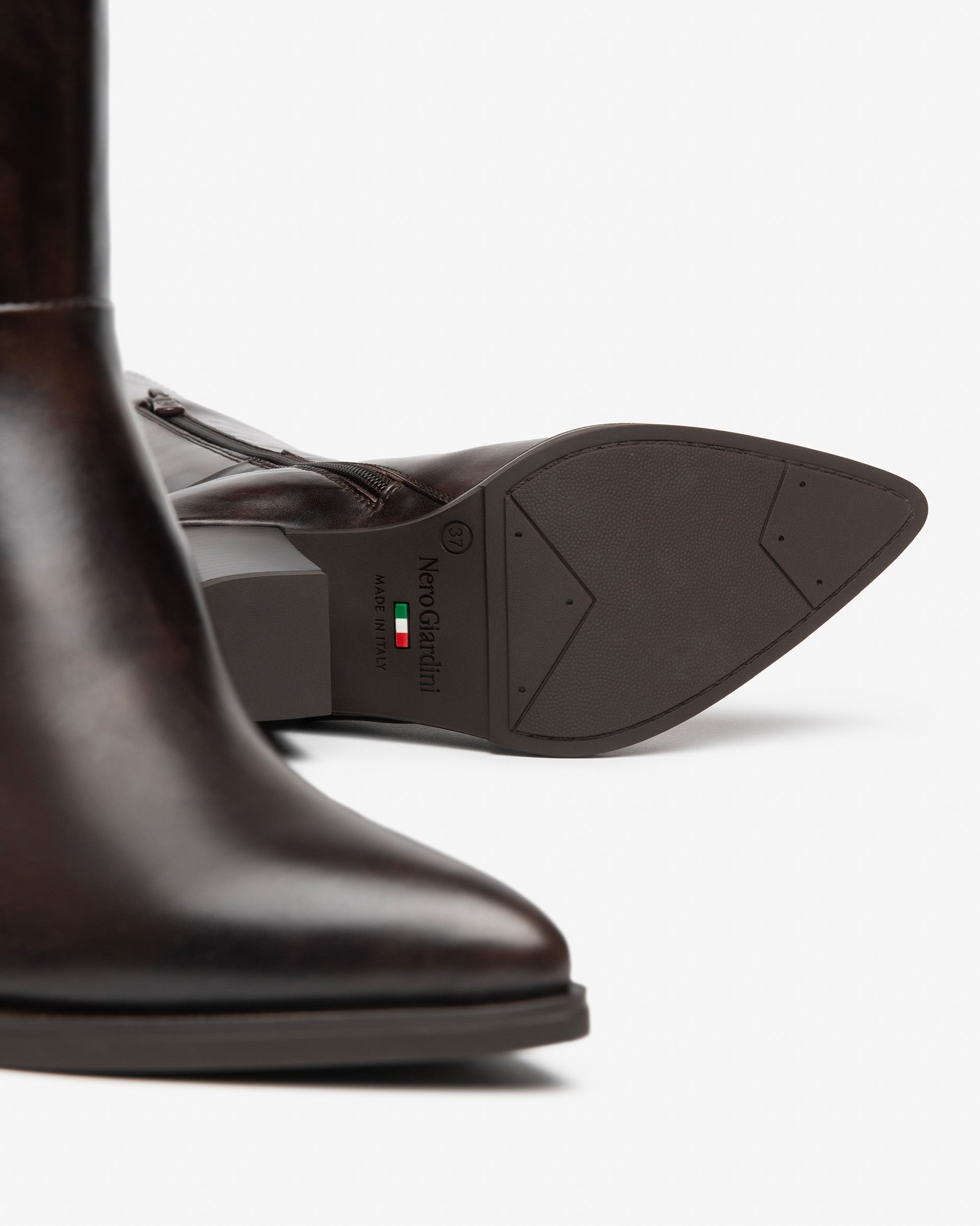 Nero Giardini Boots bottes femme cuir pointure 38 talon 80