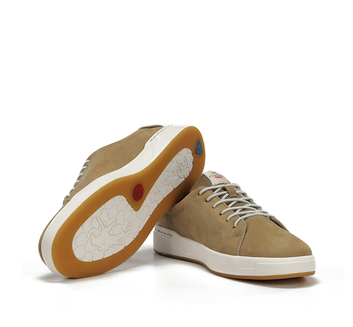 Fluchos Nadal F2377 basket homme marron cuir