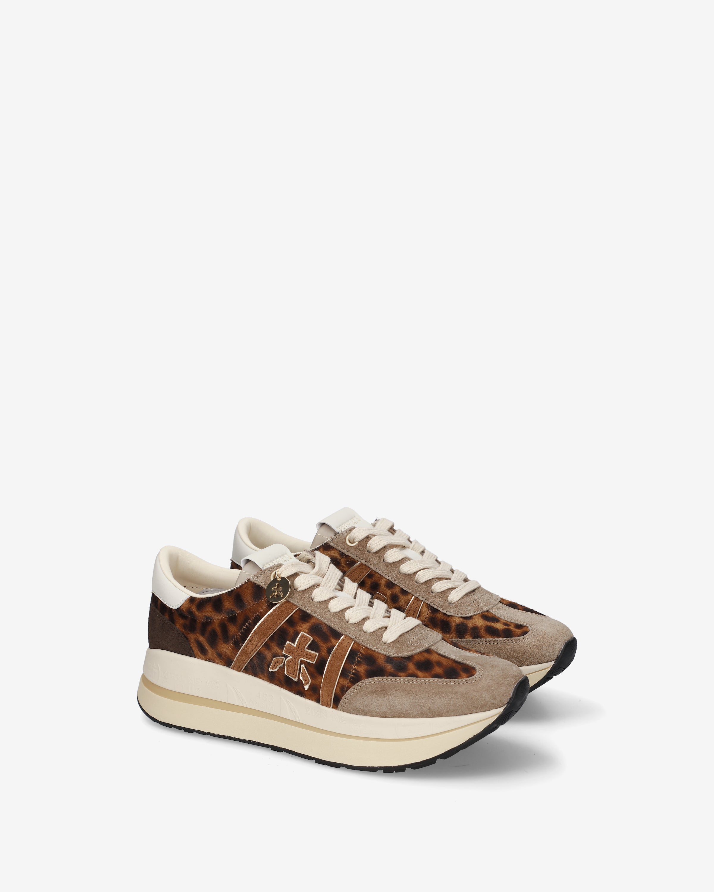 Premiata Bethcoin 8701 sneakers femme cuir imprimé animal