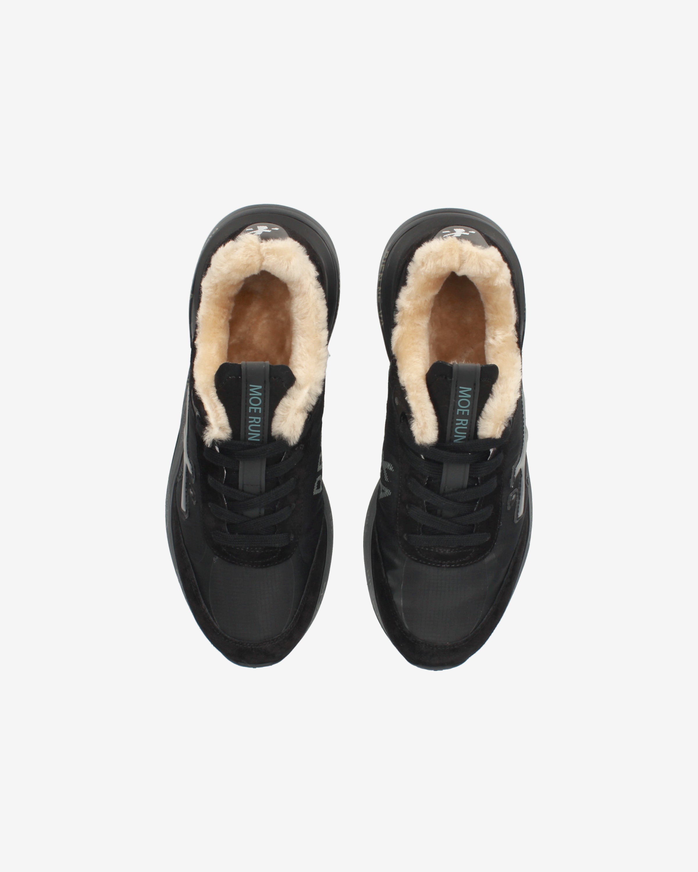 Premiata Moerund 7795m baskets femme noires fourrées