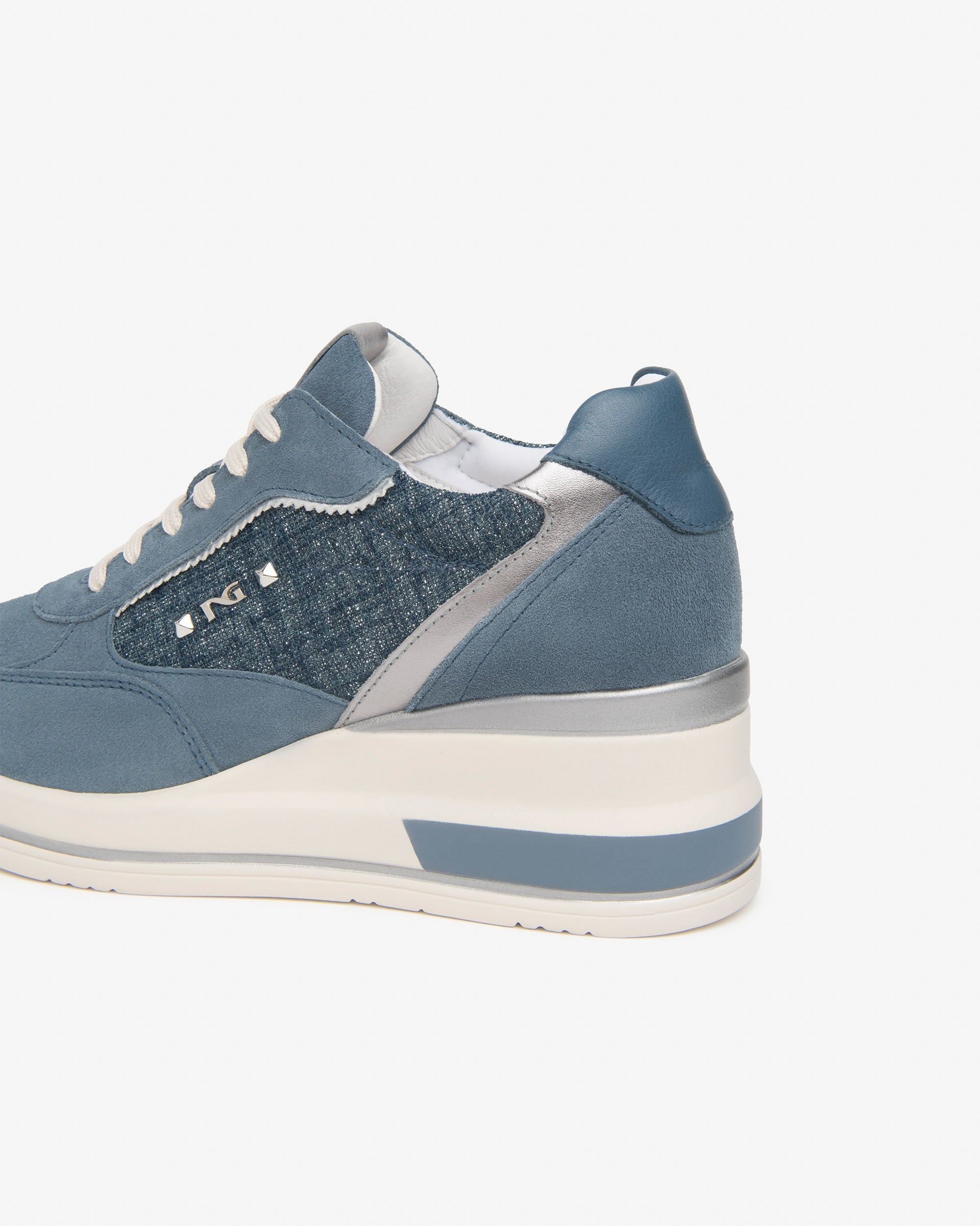 Nero Giardini Sneakers baskets femme cuir tissu 38 confort