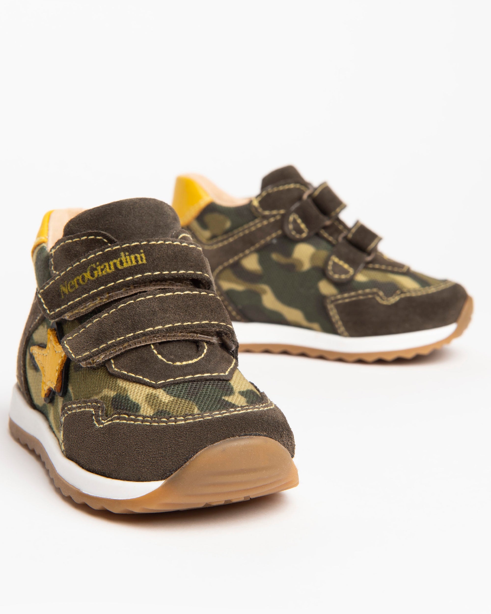 Nero Giardini Sneakers baskets bébé daim camouflage