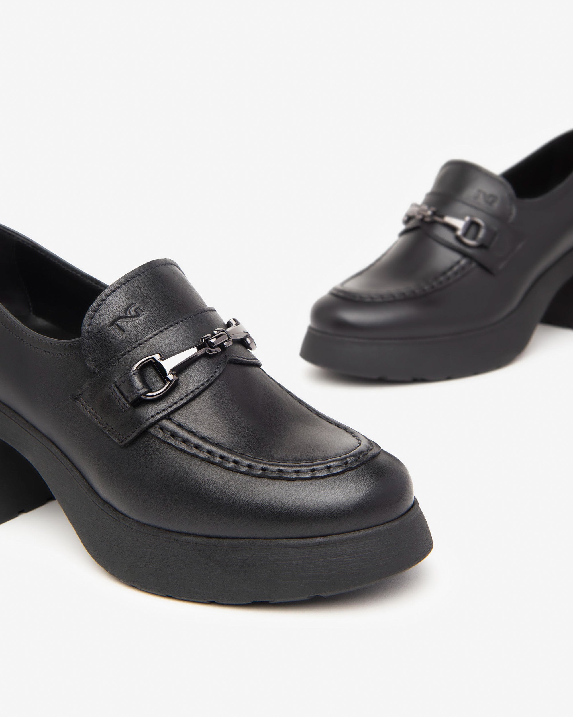 Nero Giardini Loafers mocassins cuir femme confort Italie