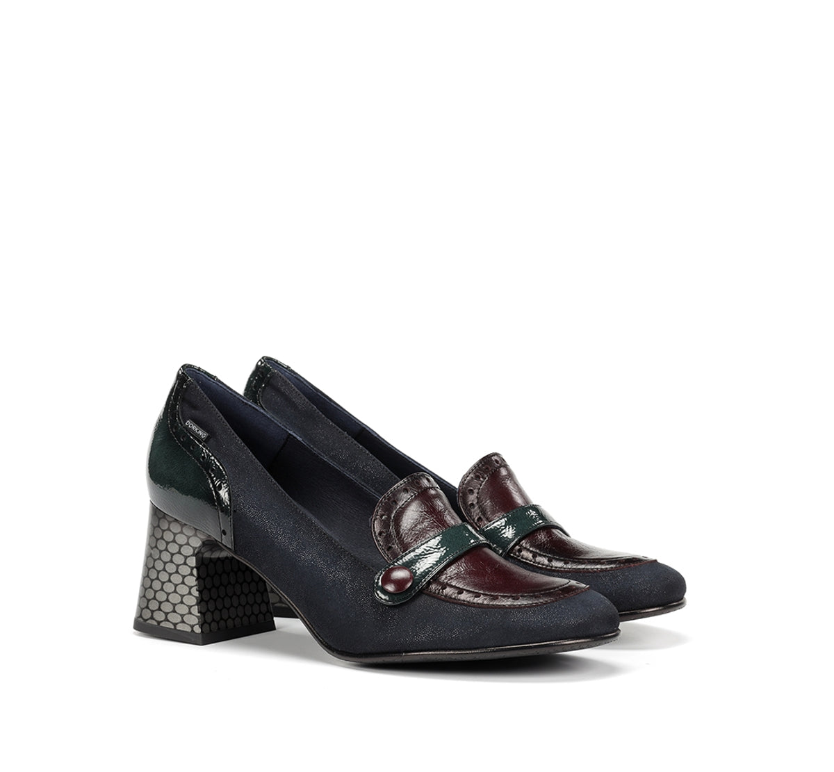 Dorking by Fluchos Dacy D9614 mocassin bleu talon
