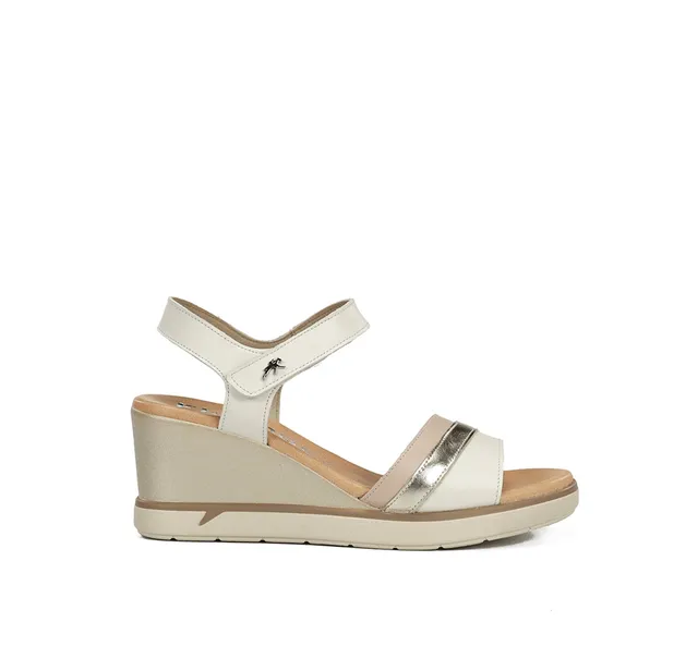 Fluchos Smash F2390 sandale compensee blanche femme