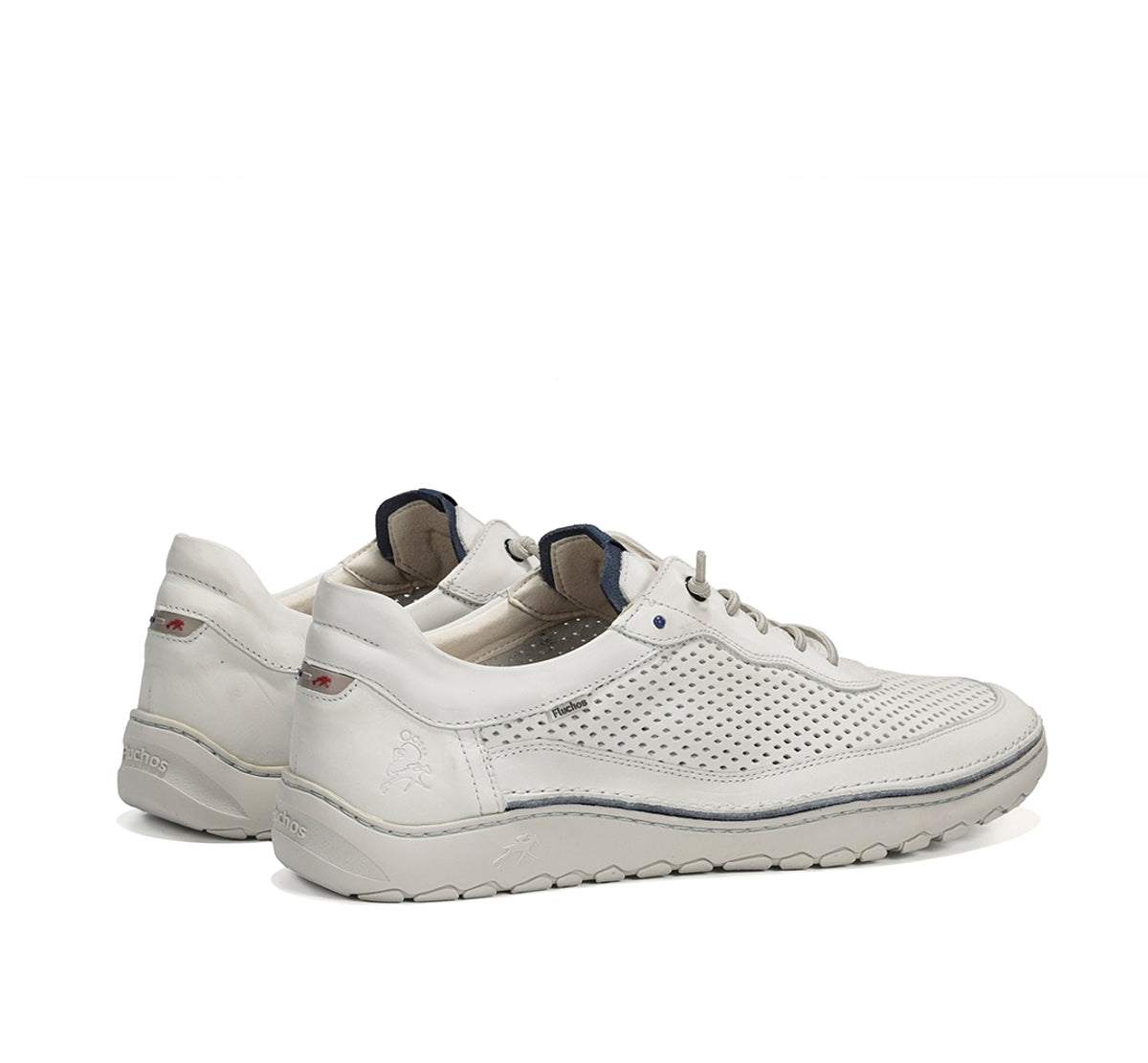 Fluchos Lenox F2219 baskets homme blanc confort large