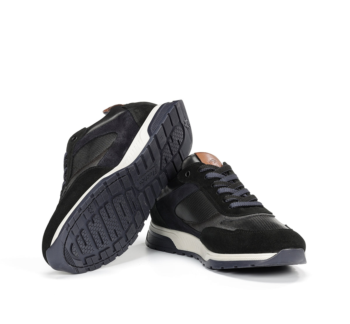 Fluchos Deportivos Louis F1959 Baskets Noir Cuir