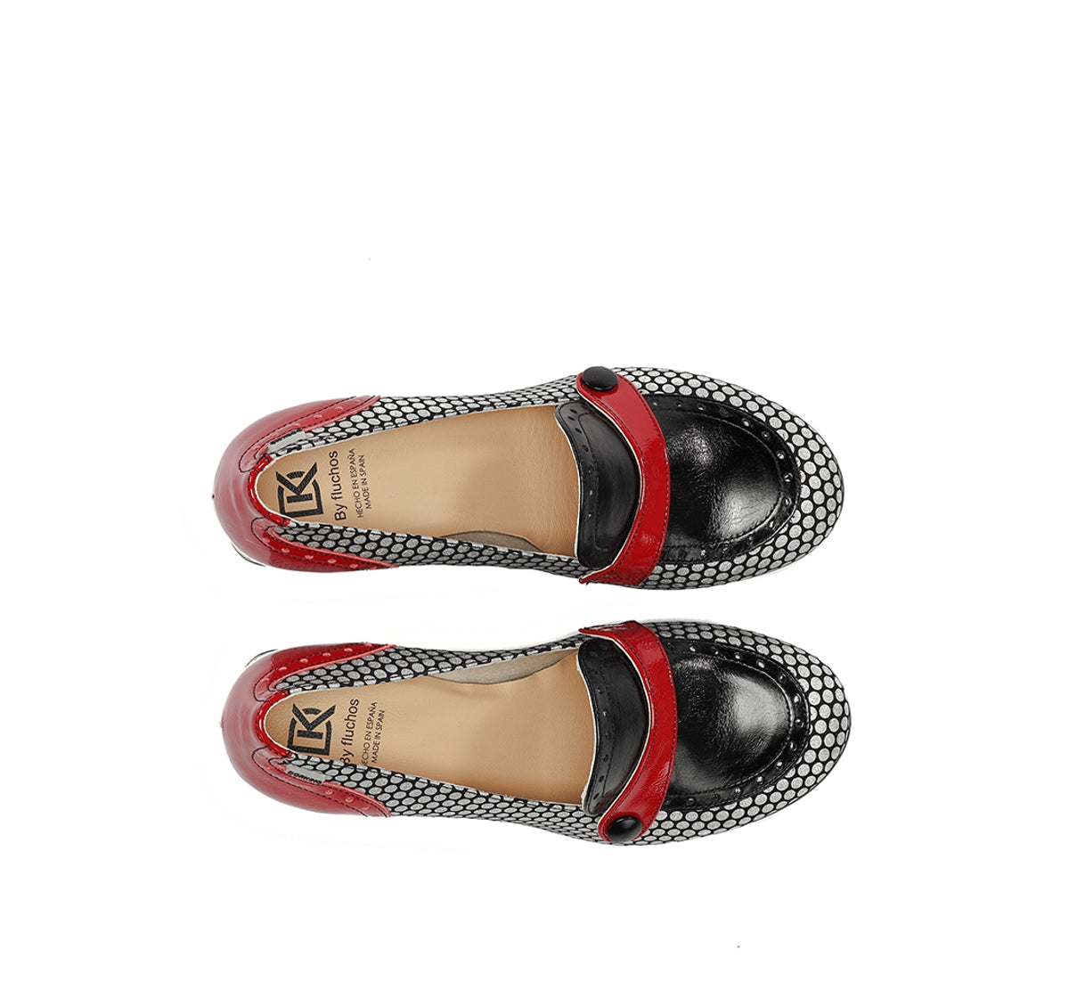 Dorking by Fluchos Daci D9676 Mocassin Noir Femme