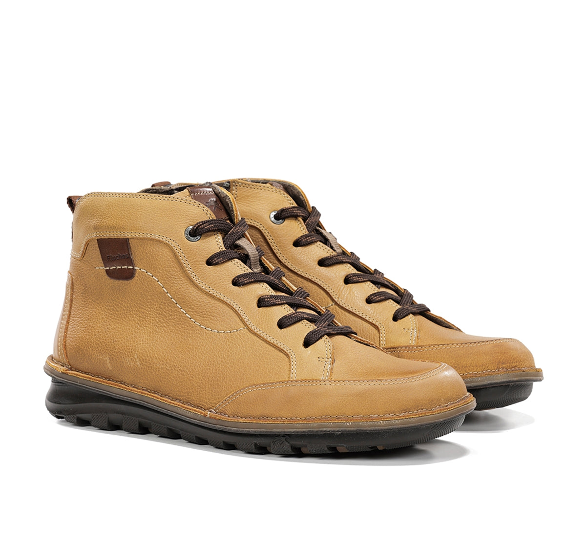 Fluchos Alvin F2261 bottines jaune homme à lacets