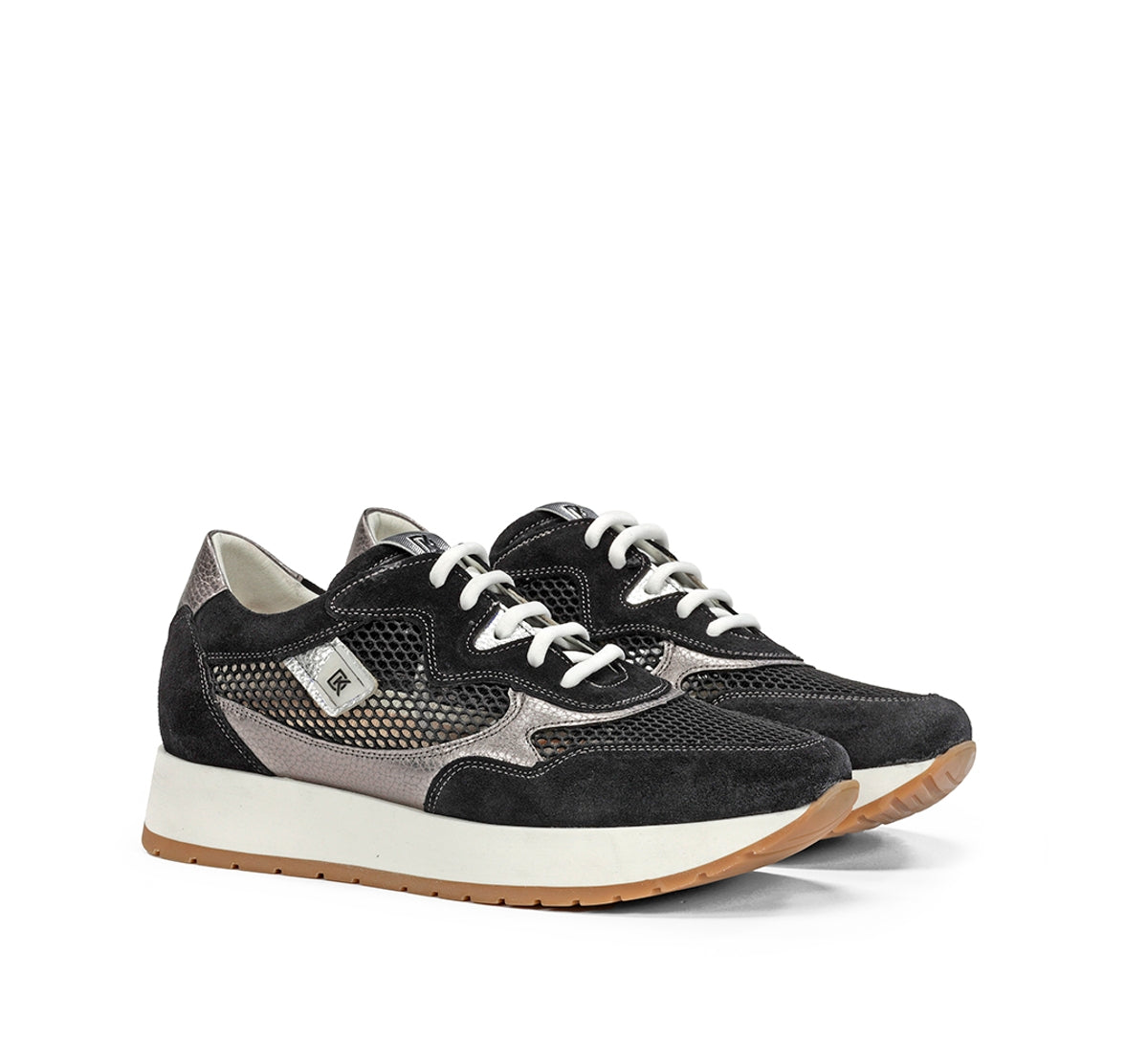 Fluchos Dorking Split D9473 basket femme noire