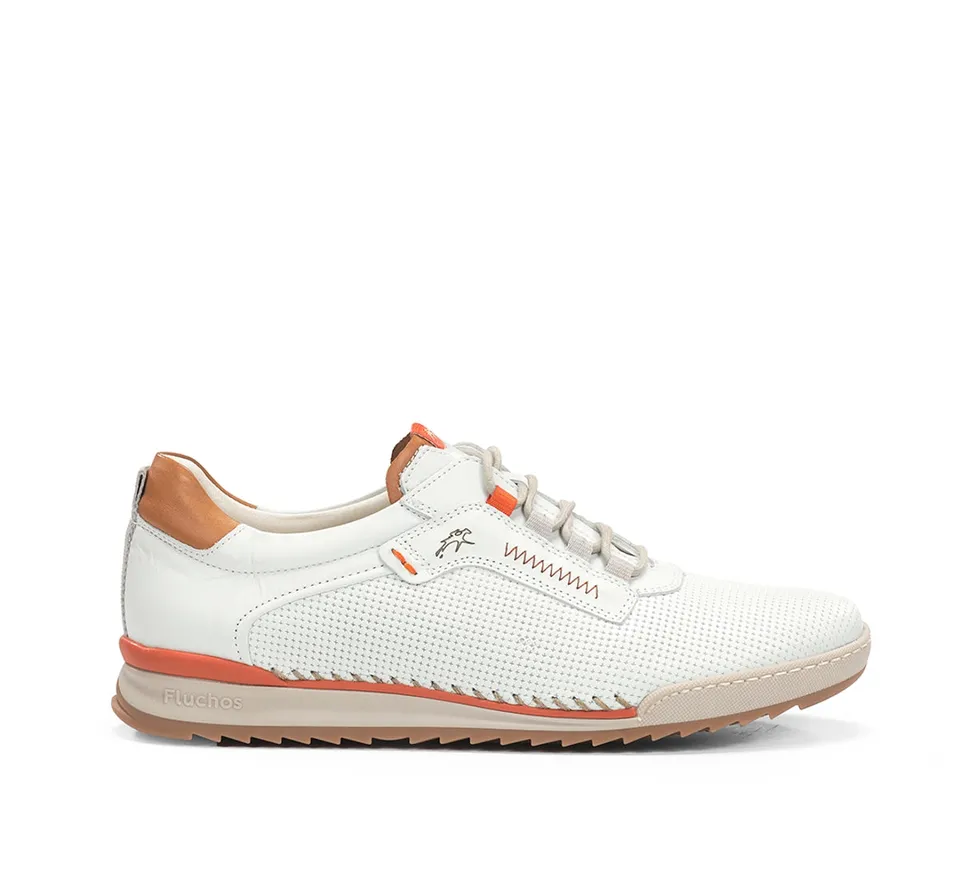 Fluchos Elder F2178 Basket Homme Blanc