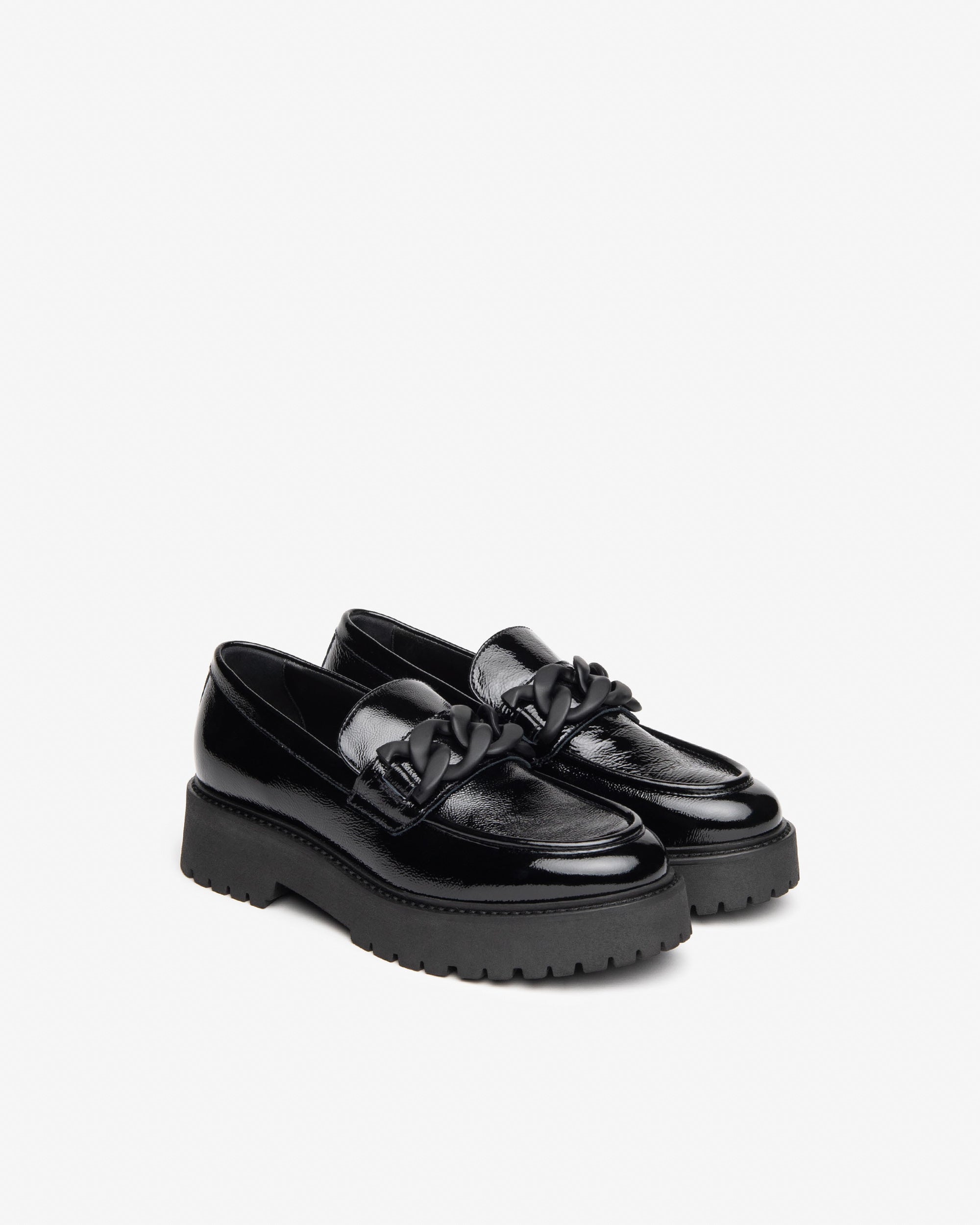 Nero Giardini Loafers mocassins vernis femme cuir