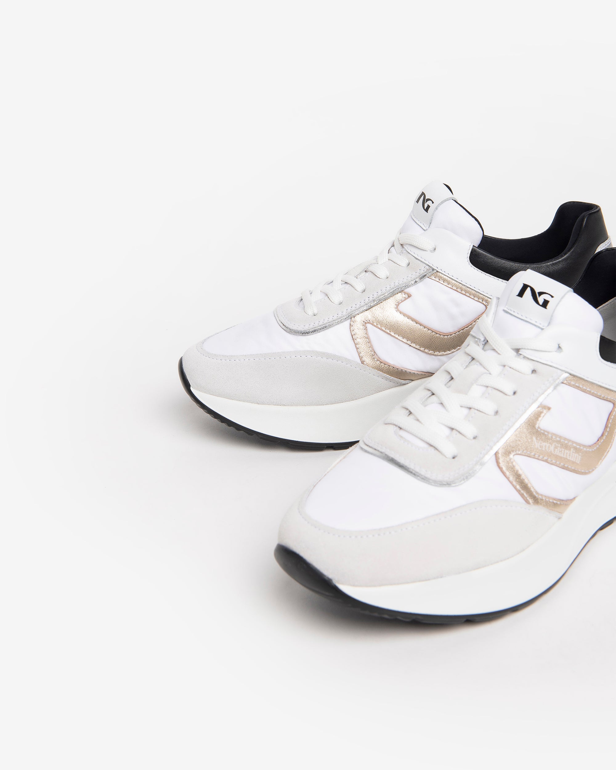 Nero Giardini Sneakers Baskets Cuir Femme 35-41