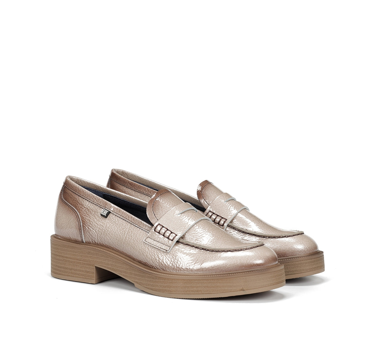 Dorking by Fluchos Idaly D9380 mocassin taupe femme