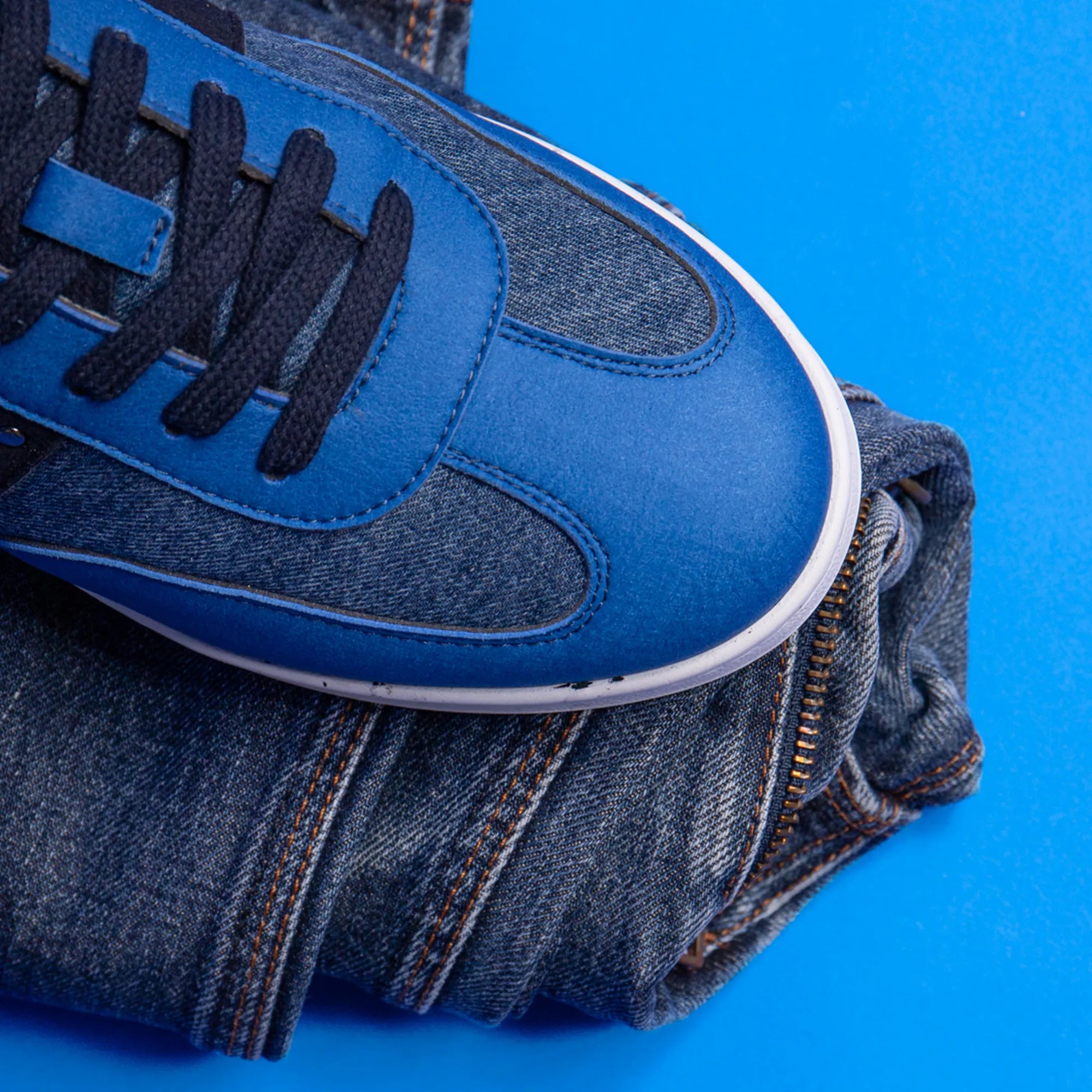 Me.Land Vivace baskets vegan denim upcyclé taille 40