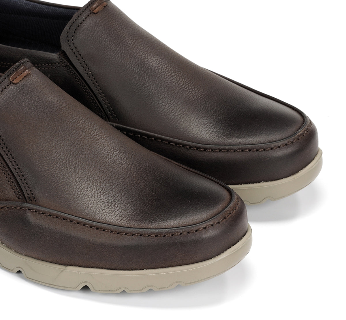 Fluchos Daryl F1458 slip on marron cuir homme