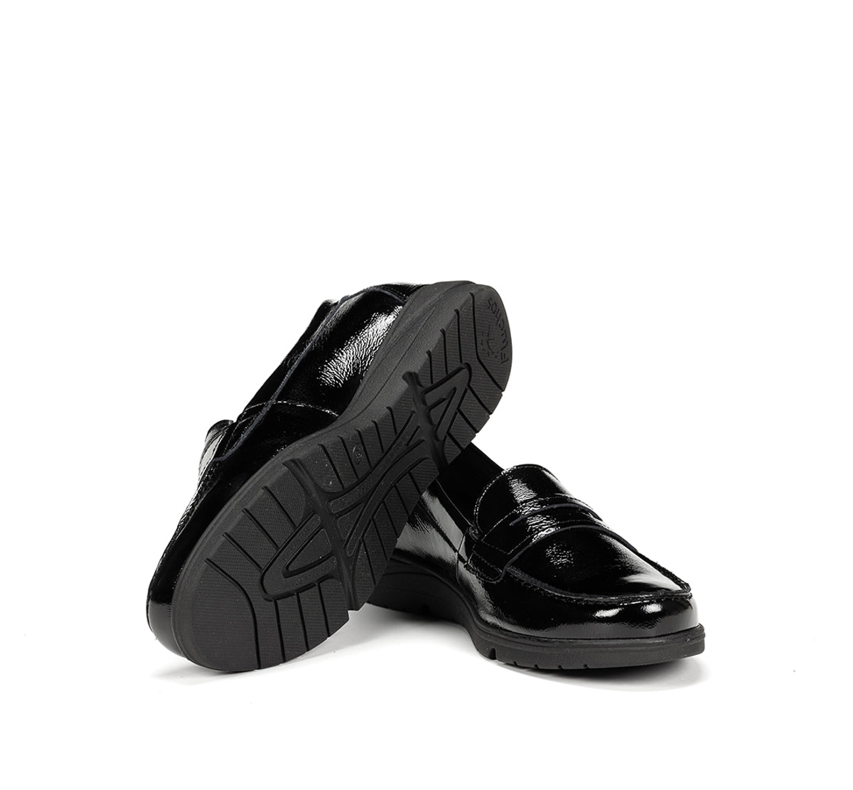 Fluchos Styll F1835 mocassin noir semelle crantée