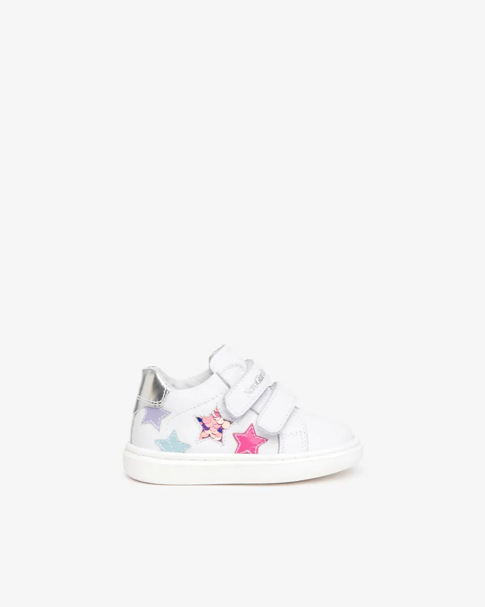 Nero Giardini Sneakers baskets fille sequins étoile scratch