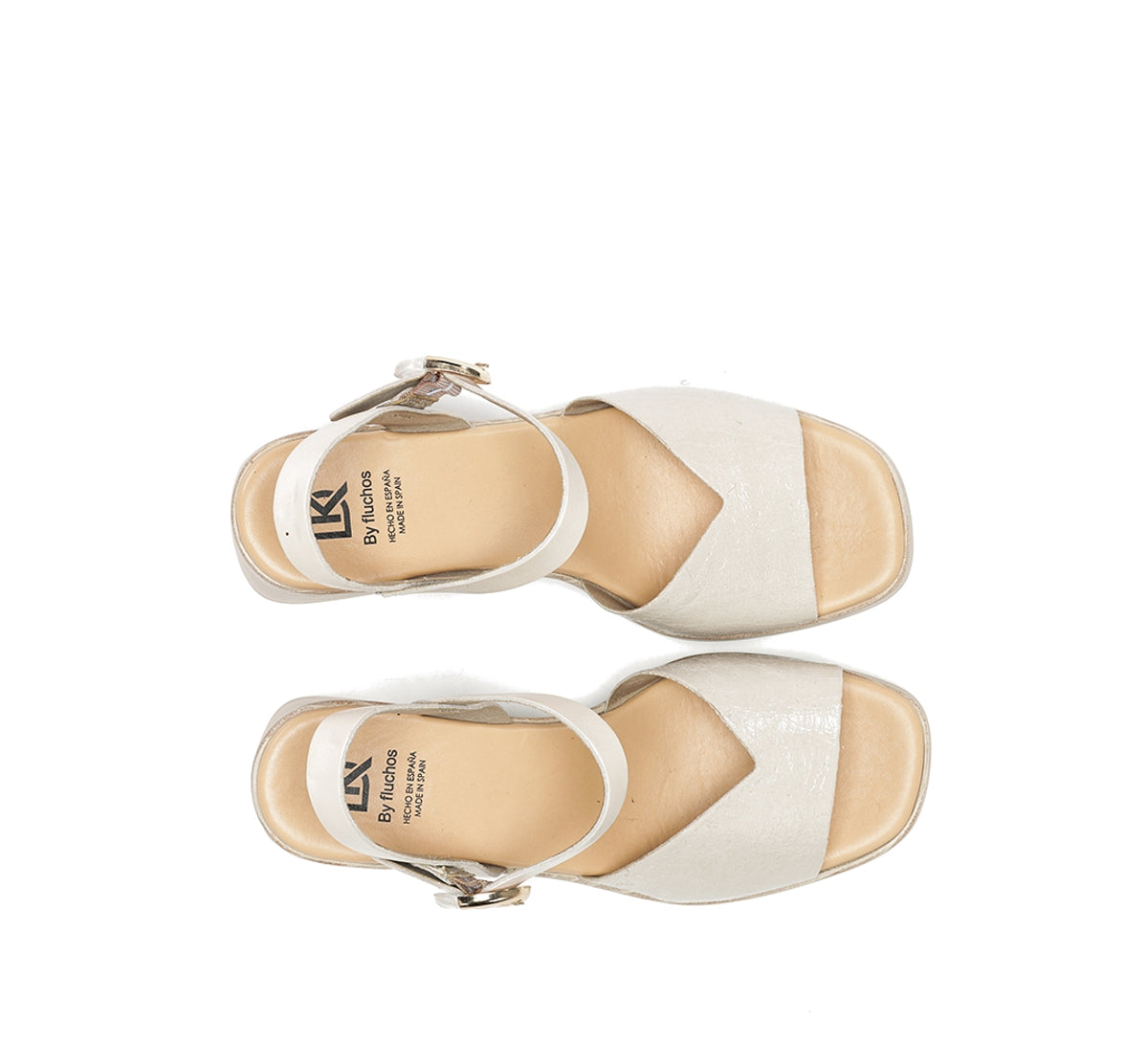 Dorking Diamond D9287 sandales blanc talon épais