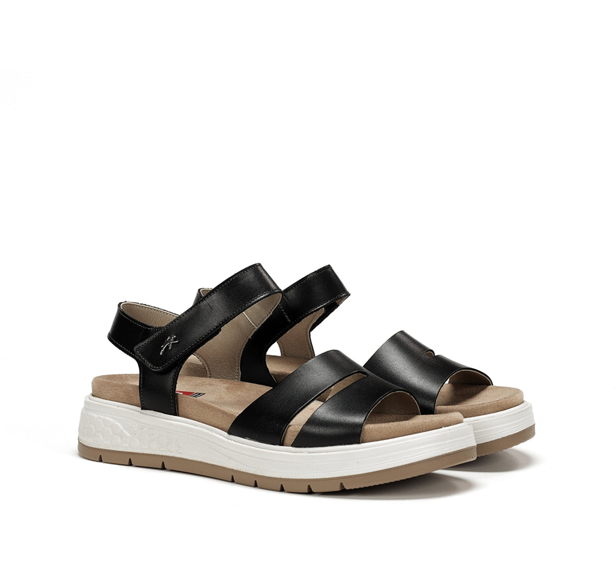 Fluchos Street F2006 Sandale Femme Noir