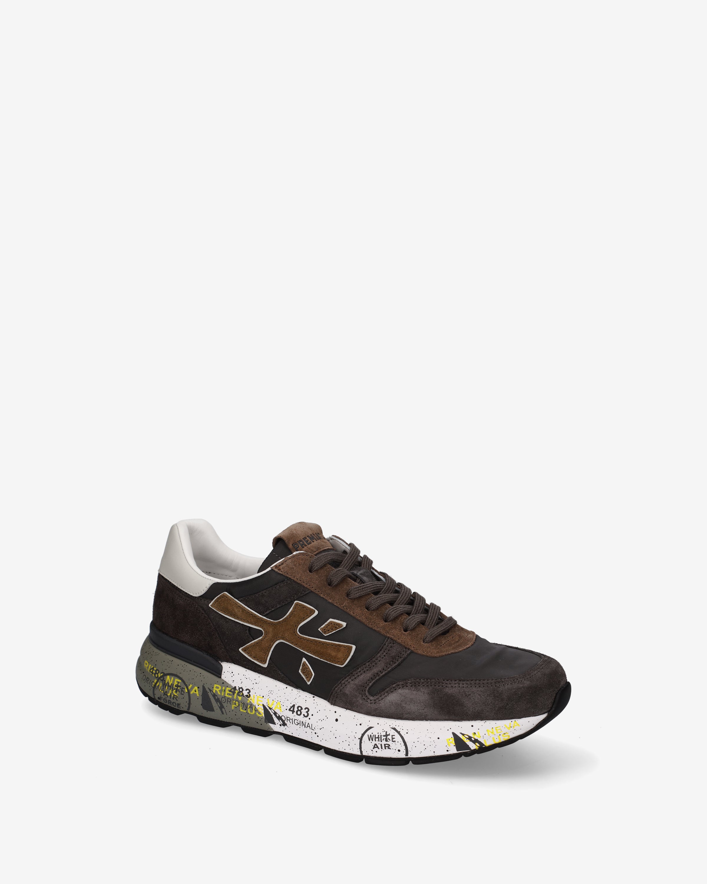 Premiata Mick 8432 sneakers homme marron dain