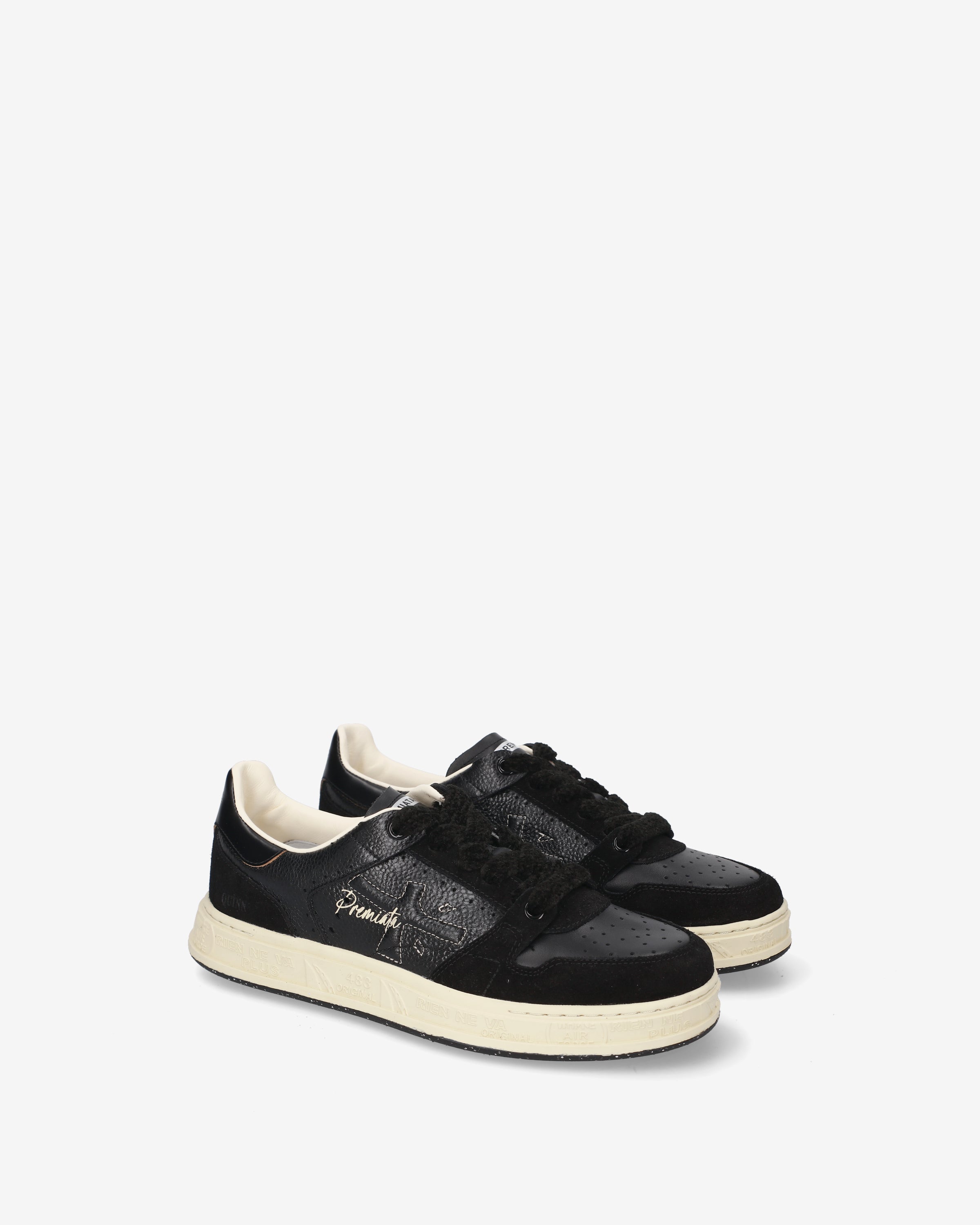 Premiata Quinnd 8653 sneakers noires cuir pointure 38