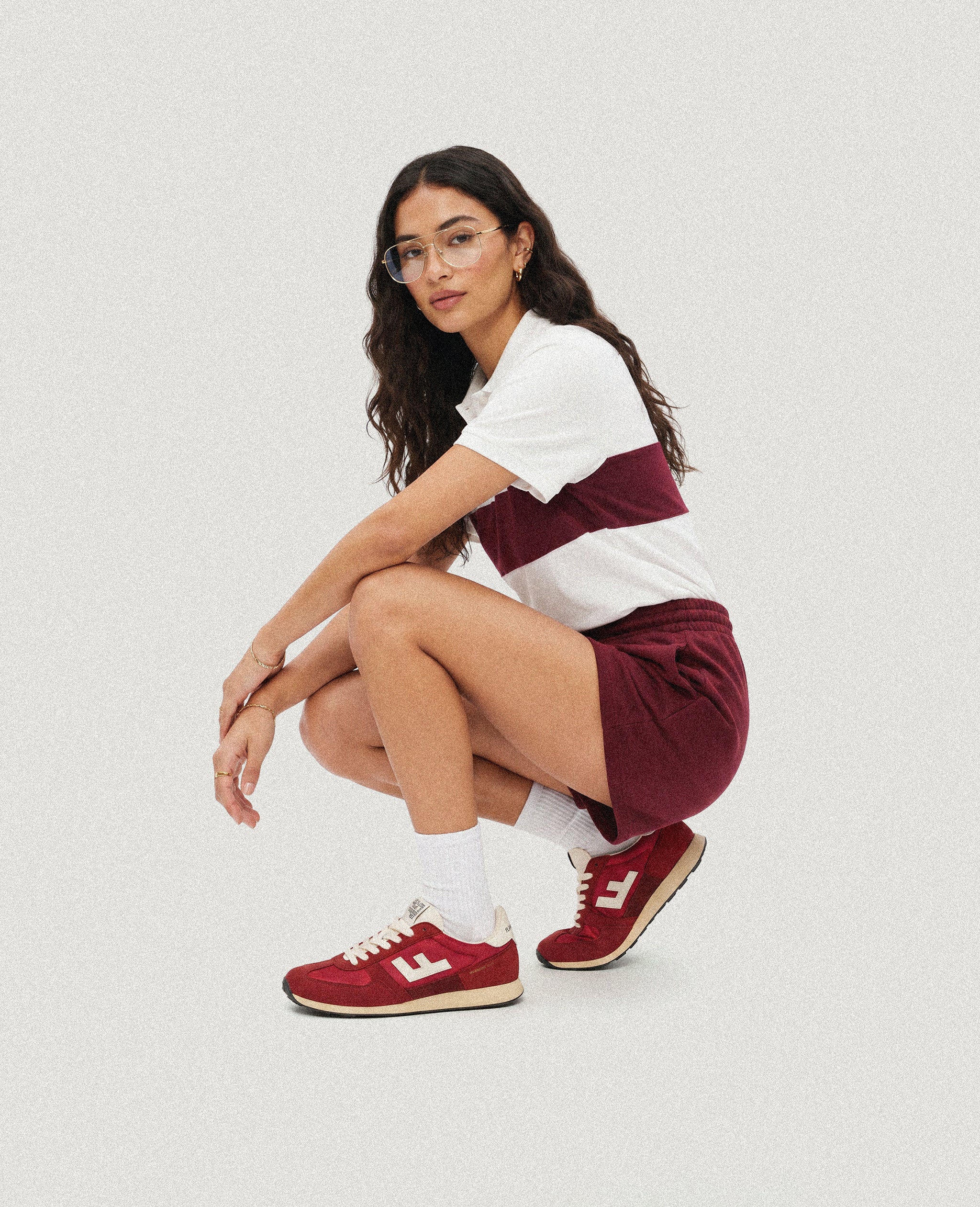 Flamingos Life Marathon Club Scarlet sneakers vegan rouge