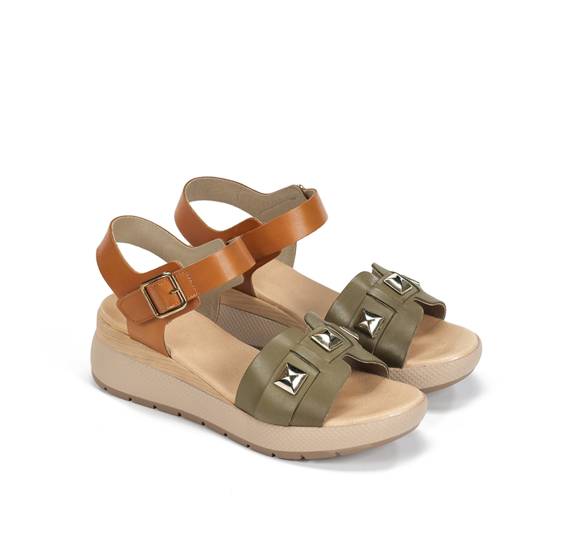 Fluchos Dorking Ever D9497 sandale verte femme confort