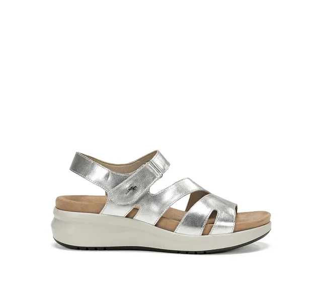 Fluchos Yagon F1478 Sandales Femme Argenté Cuir