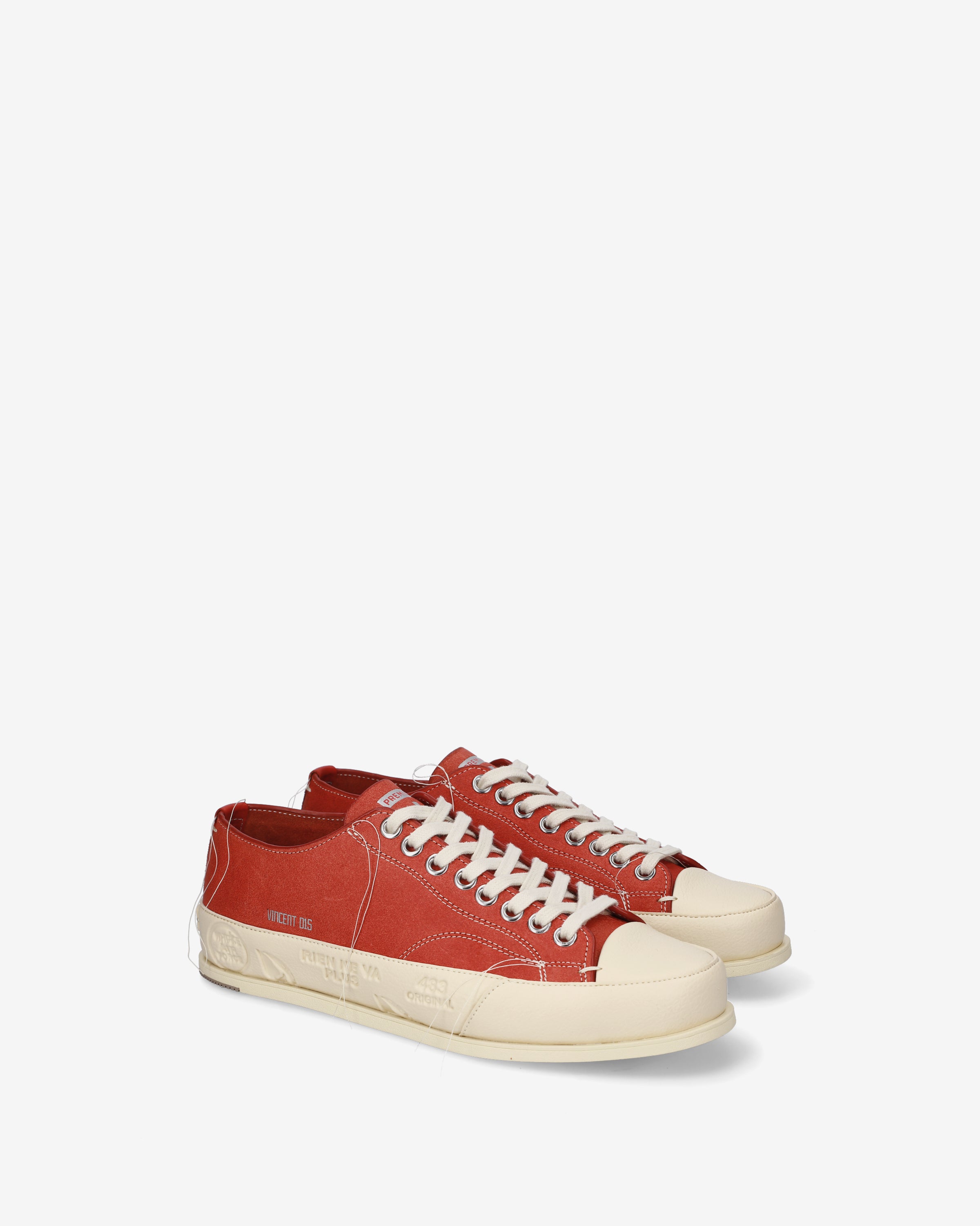 Premiata Vincent 015 baskets rouges suède 43
