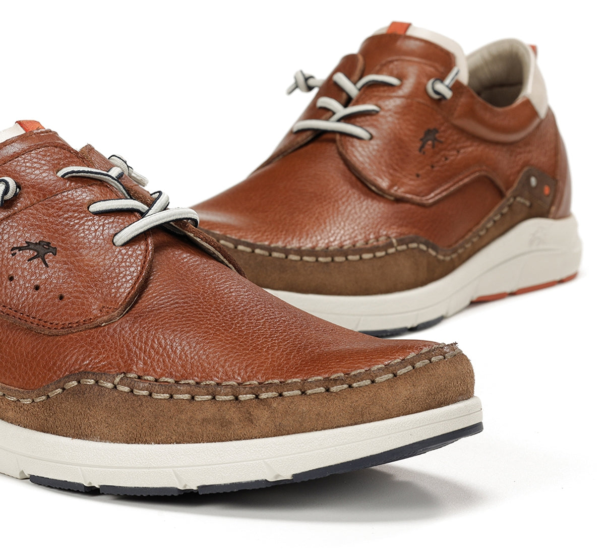 Fluchos Kai F1986 chaussures marron homme coupe large
