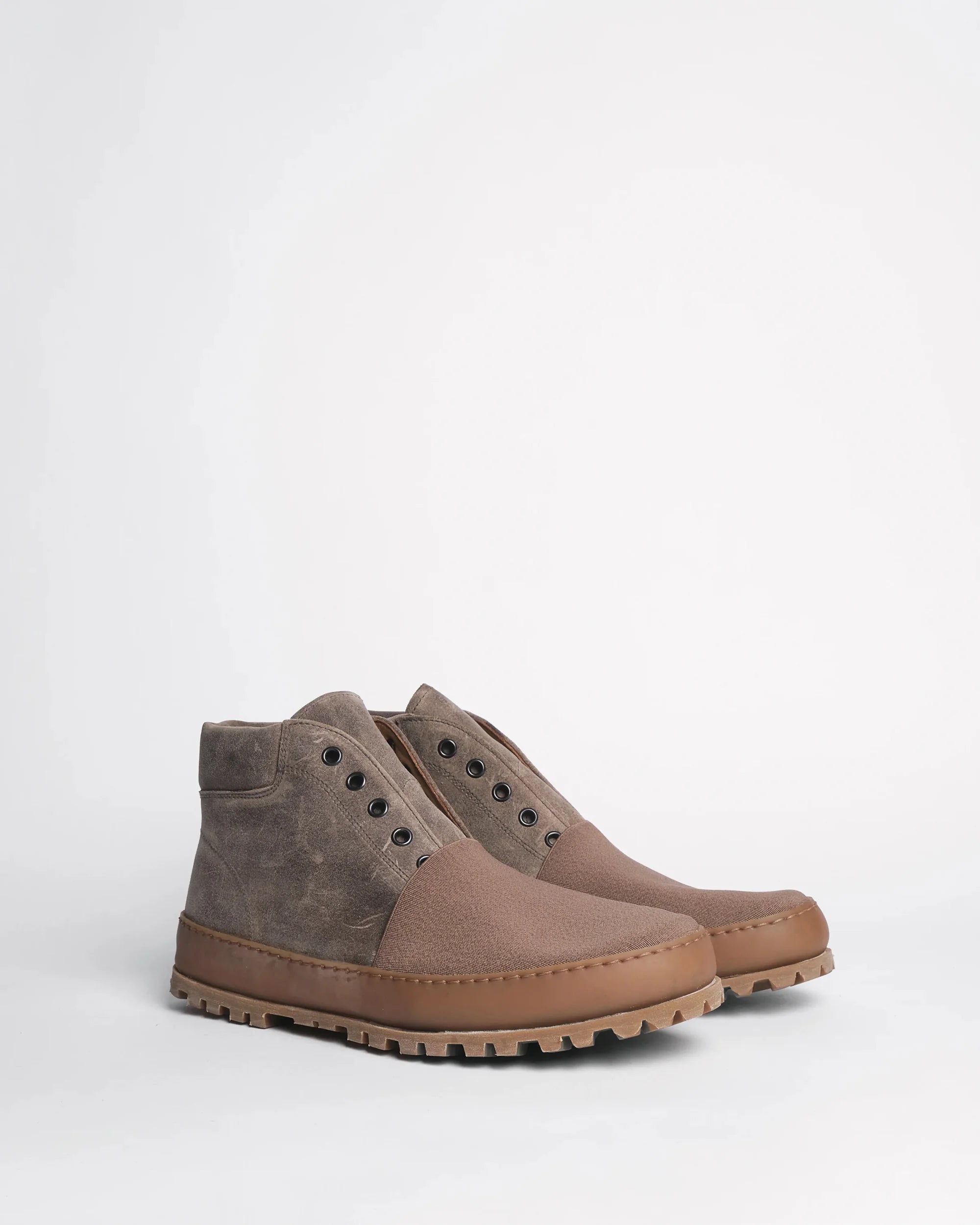 Premiata 009 boots homme daim sans lacets