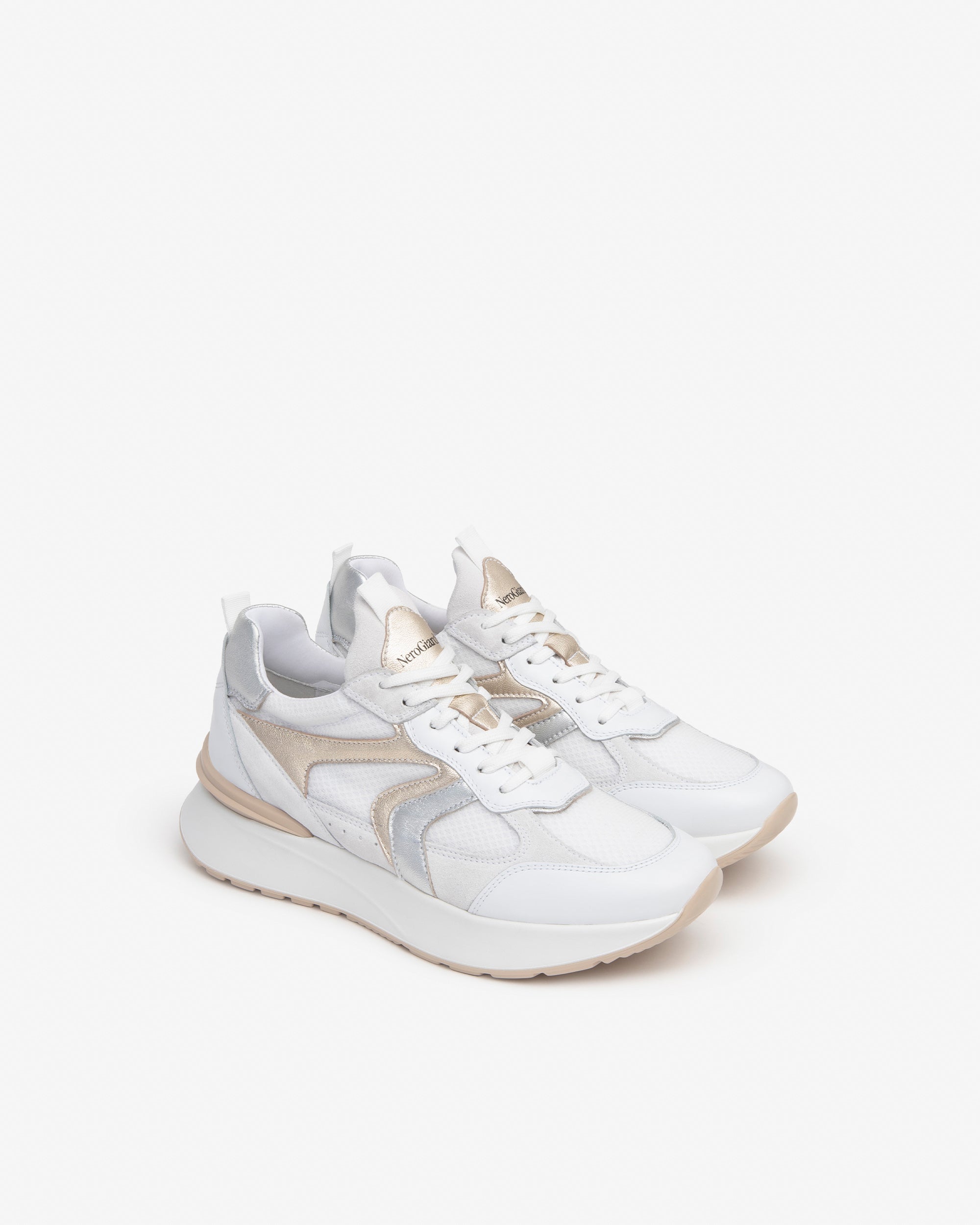 Nero Giardini Sneakers baskets cuir daim toile femme