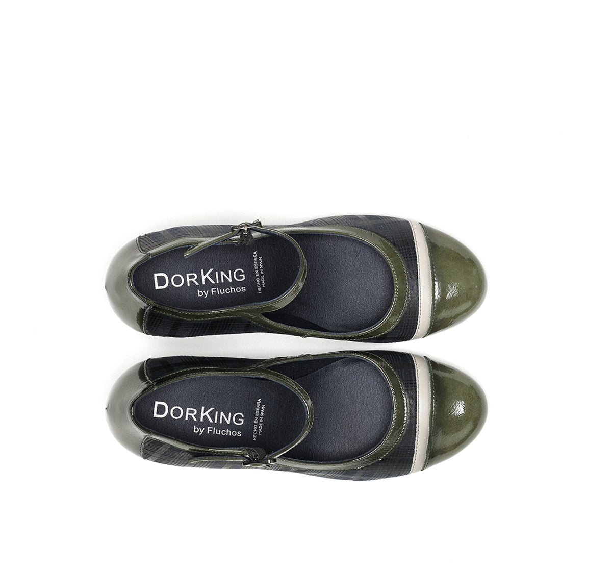Dorking Rodin D8669 chaussure bleu femme bride