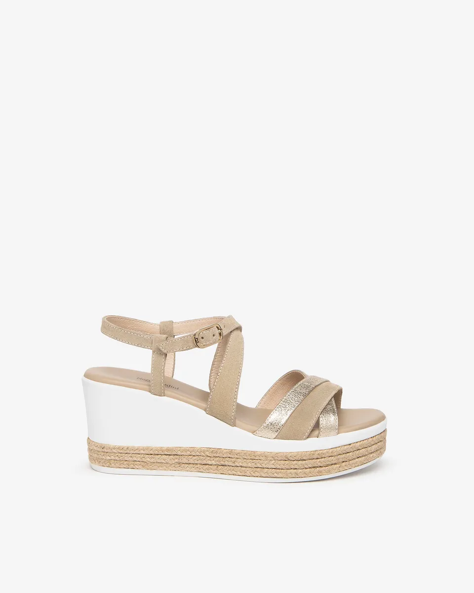 Nero Giardini Sandals sandales femme cuir et daim