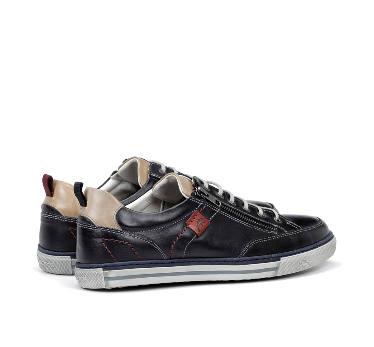 Fluchos Quebec 9376 baskets homme bleu confort