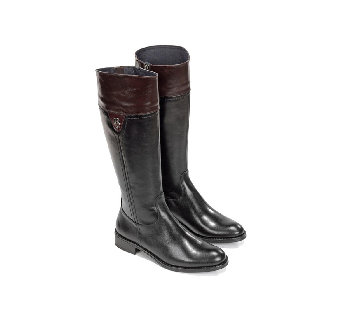 Dorking Tierra D9827 bottes femme noir cuir