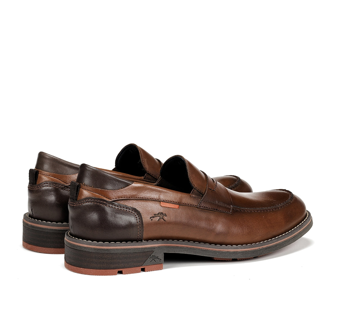 Fluchos Terry F1290 mocassins marron cuir homme
