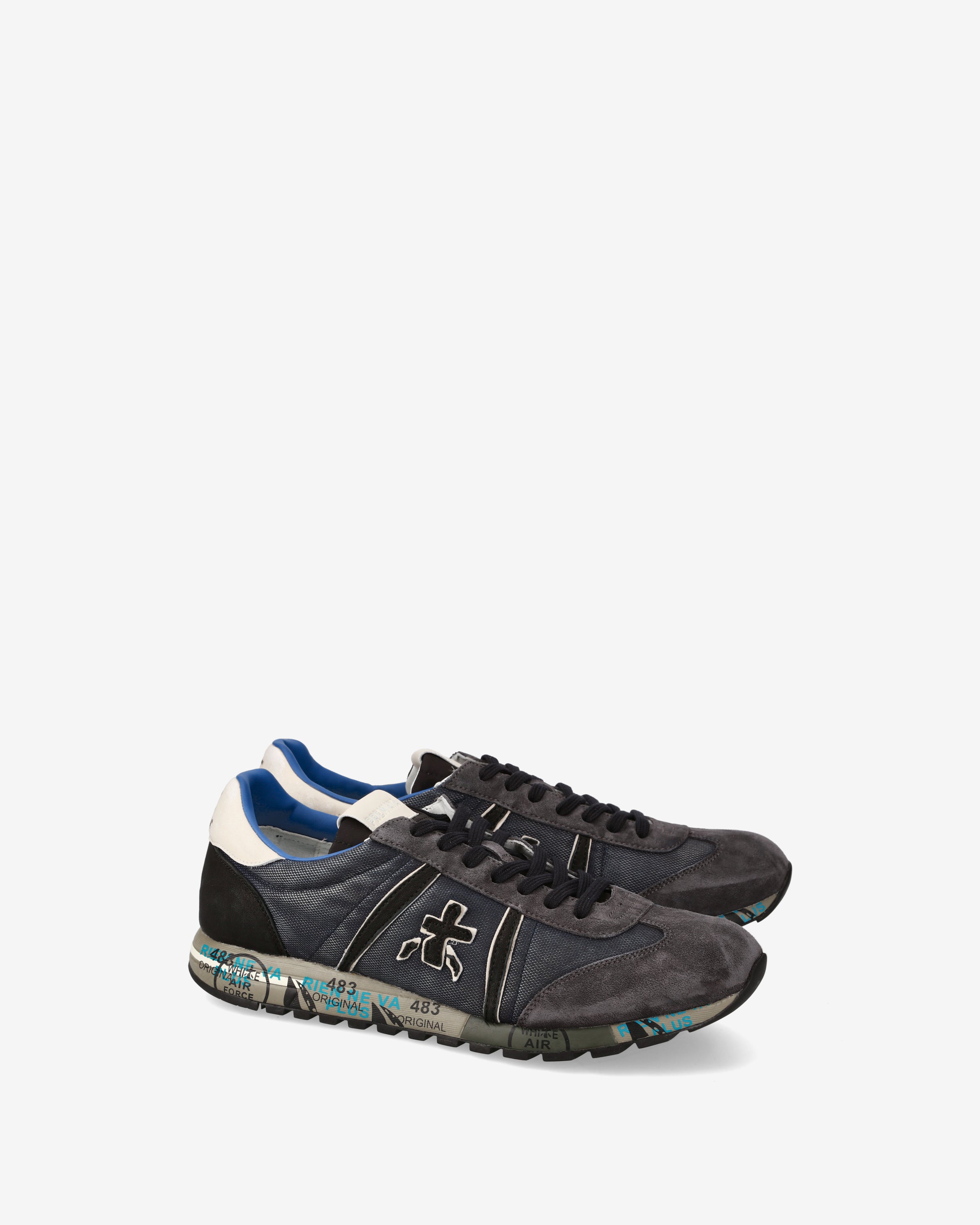 Premiata Lucy 7770 sneakers homme bleu running