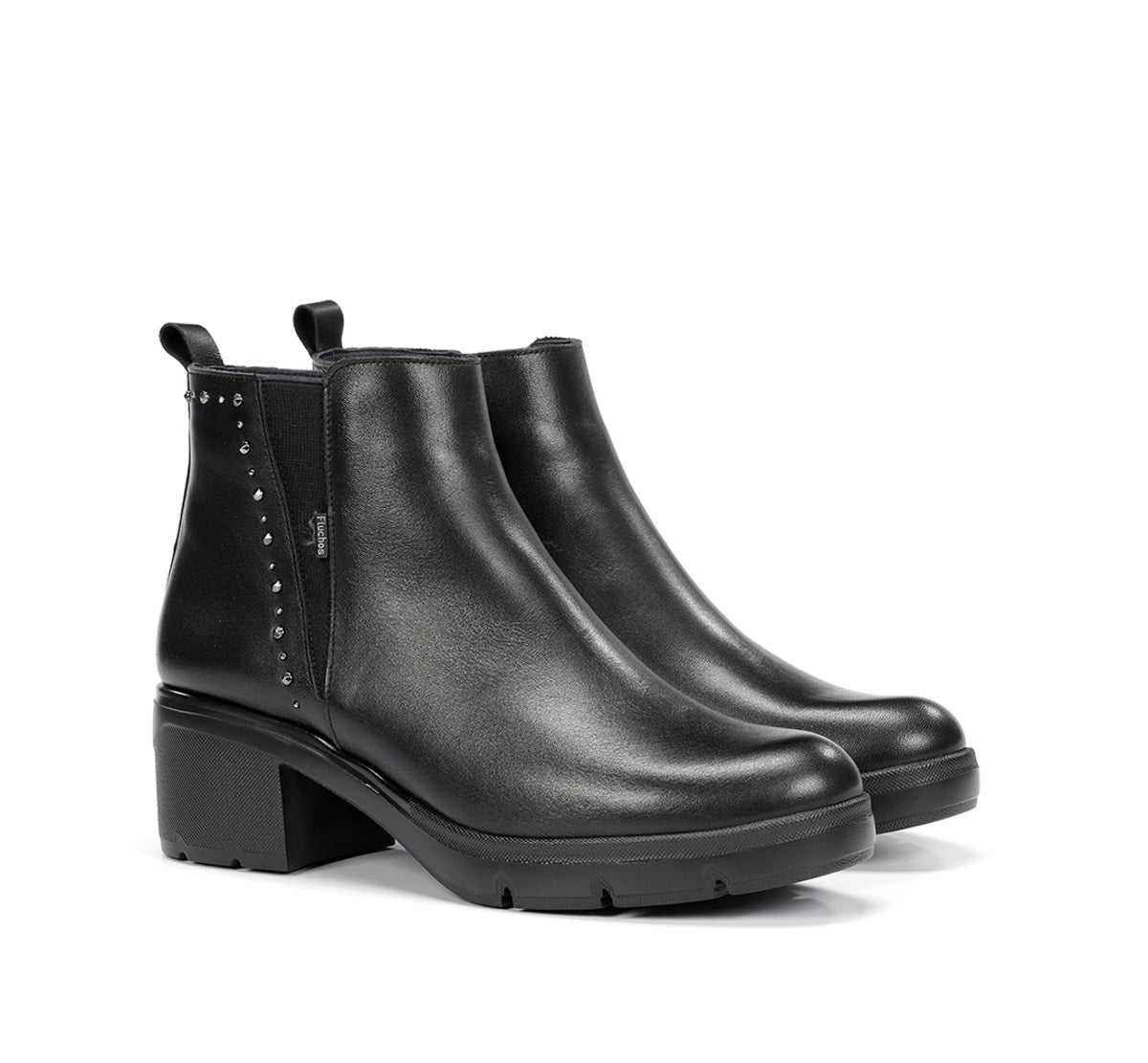 Fluchos Fugaz F2109 bottines femme noir talon track