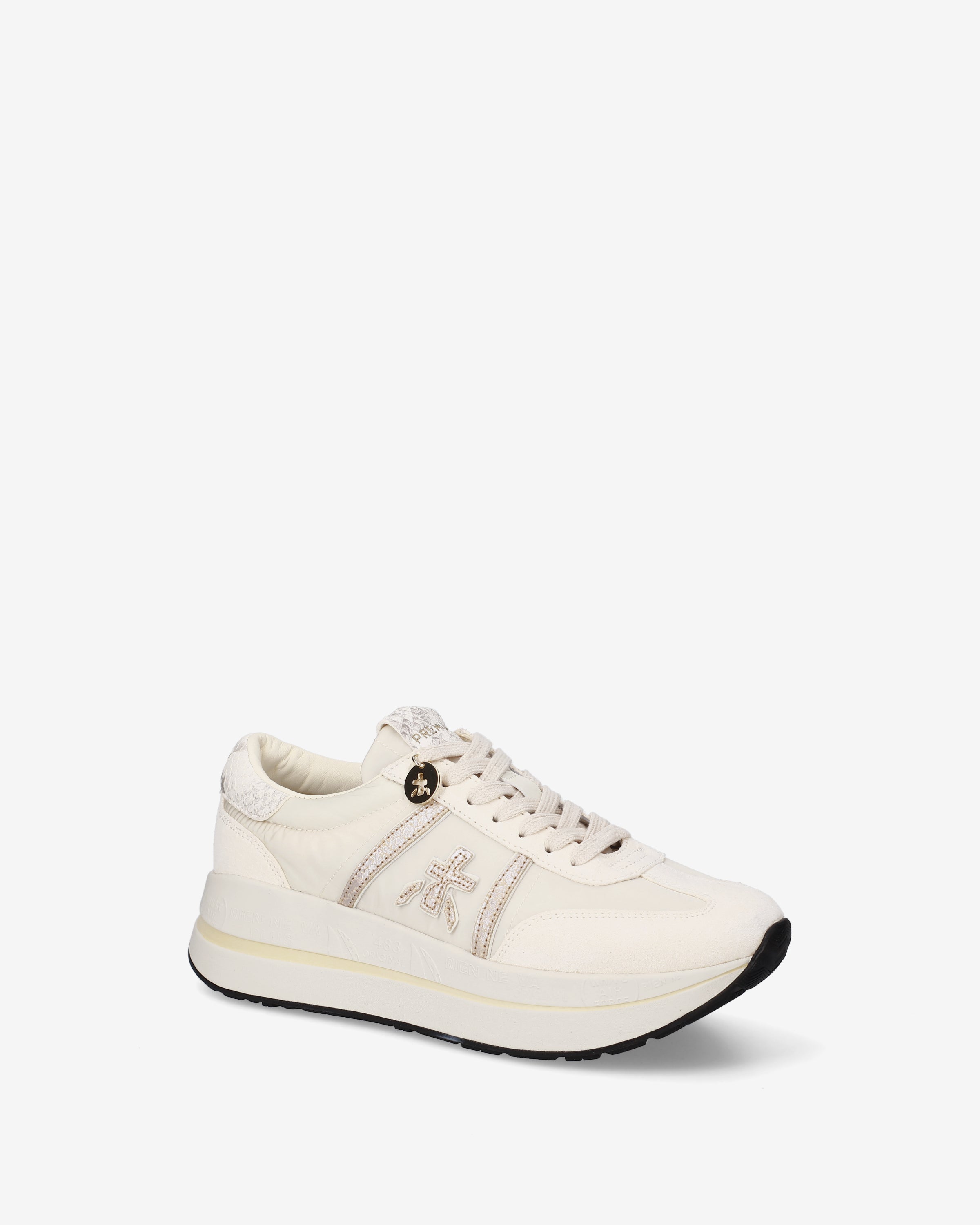 Premiata Bethcoin 8145 baskets femme cuir plateforme 5 cm