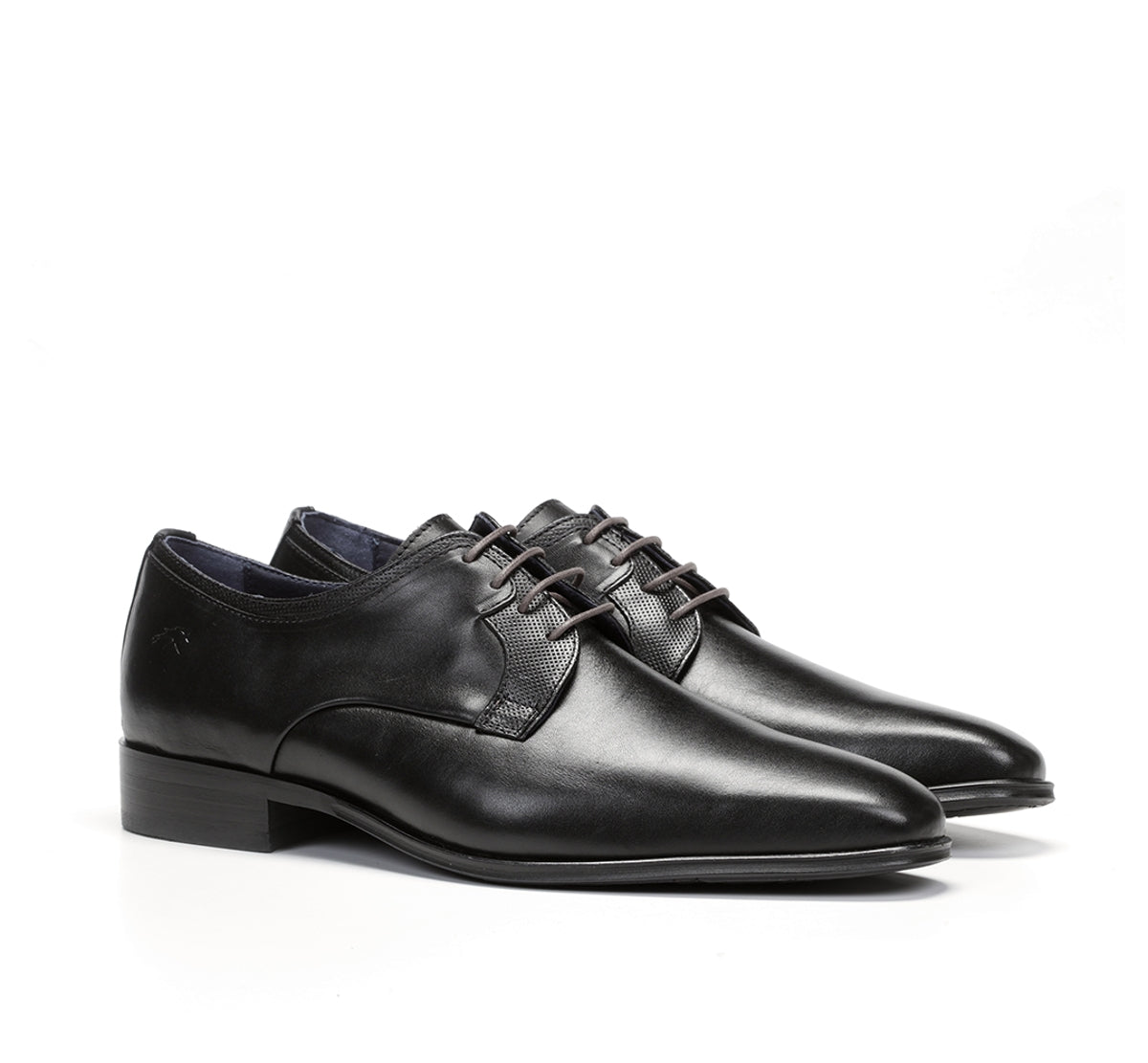 Fluchos Cesar 9668 derbies homme noirs cuir cérémonie