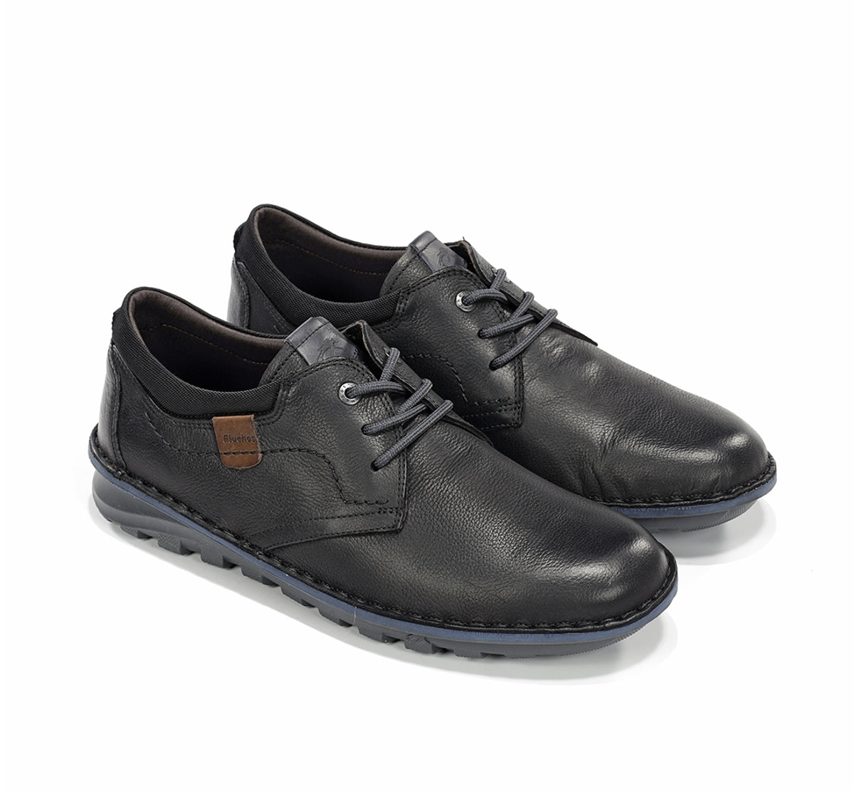 Fluchos Alvin F2526 chaussures noir homme lacets