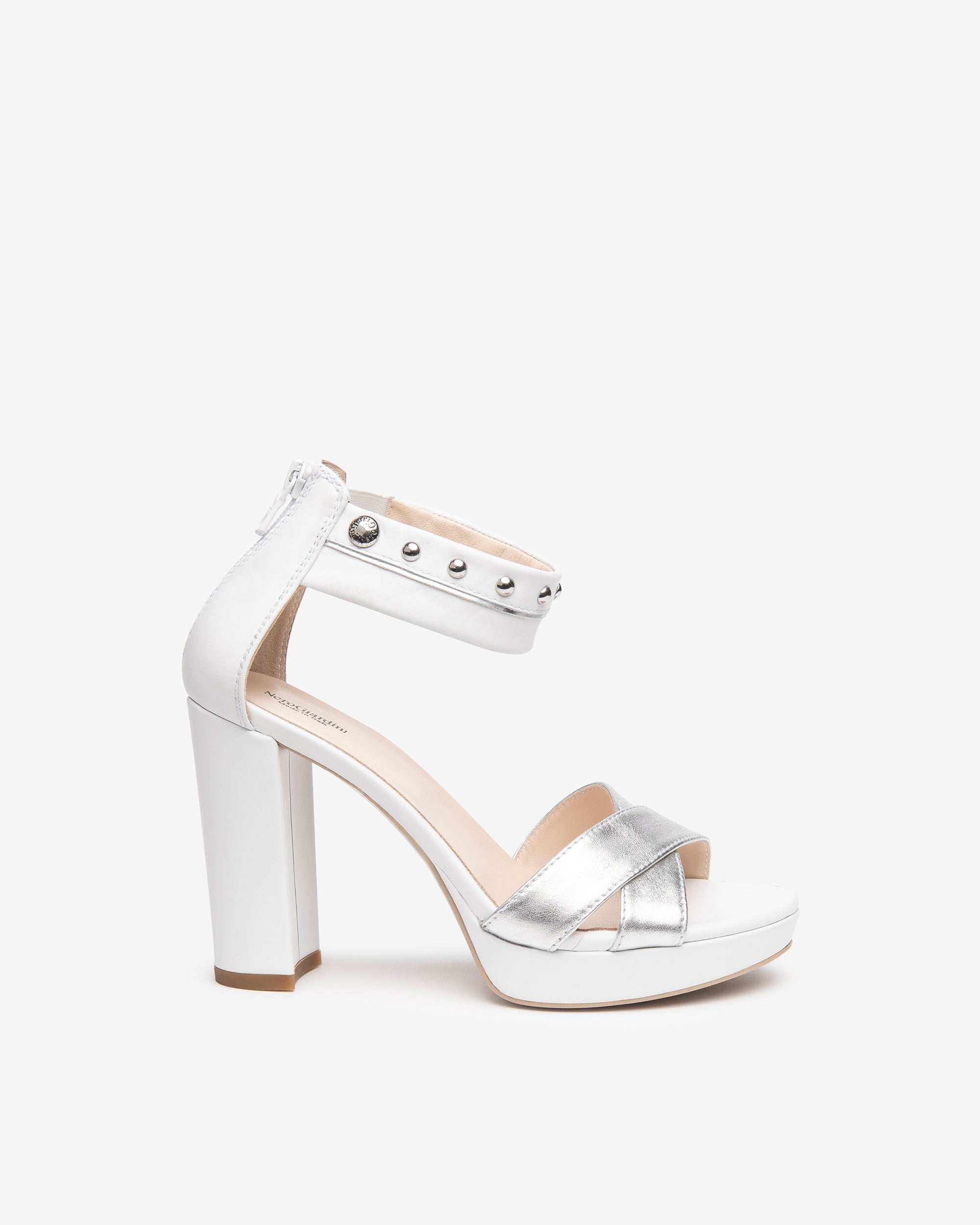 Nero Giardini Sandals sandales cuir femme talon 10,5 cm